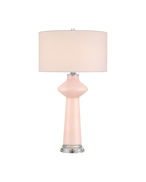 Currey & Company Henrietta Pink Glass Table Lamp