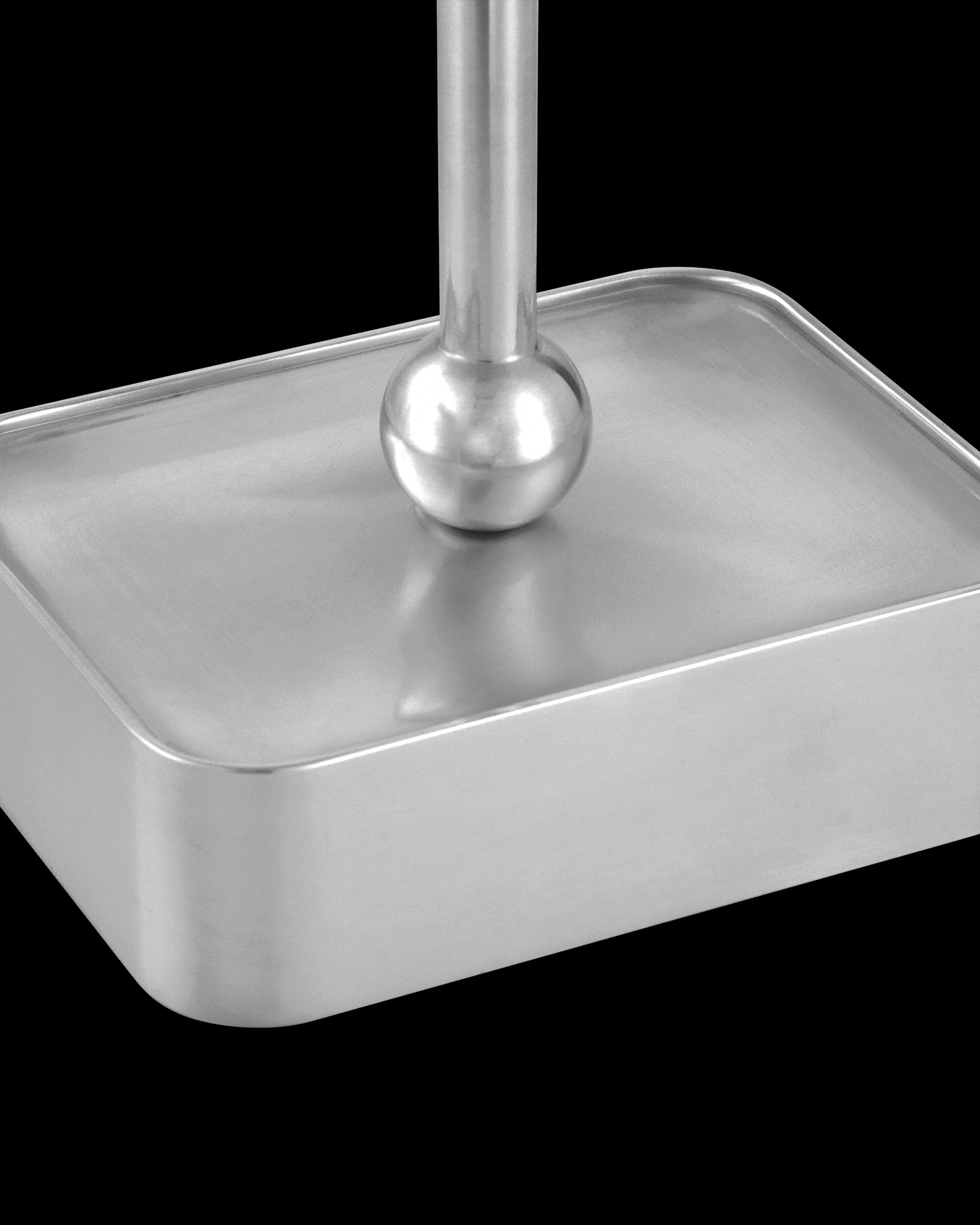 Currey & Company Gadabout Nickel Cordless Table Lamp