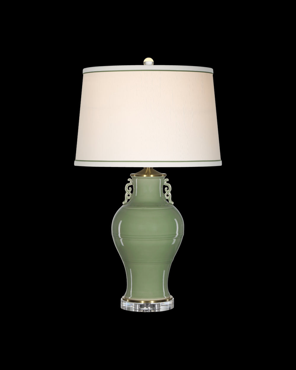Currey & Company Londonderry Green Table Lamp