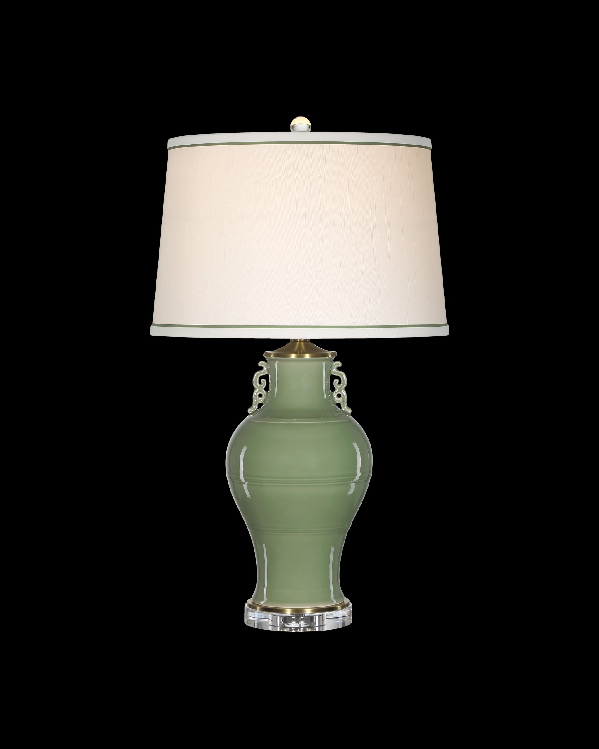 Currey & Company Londonderry Green Table Lamp