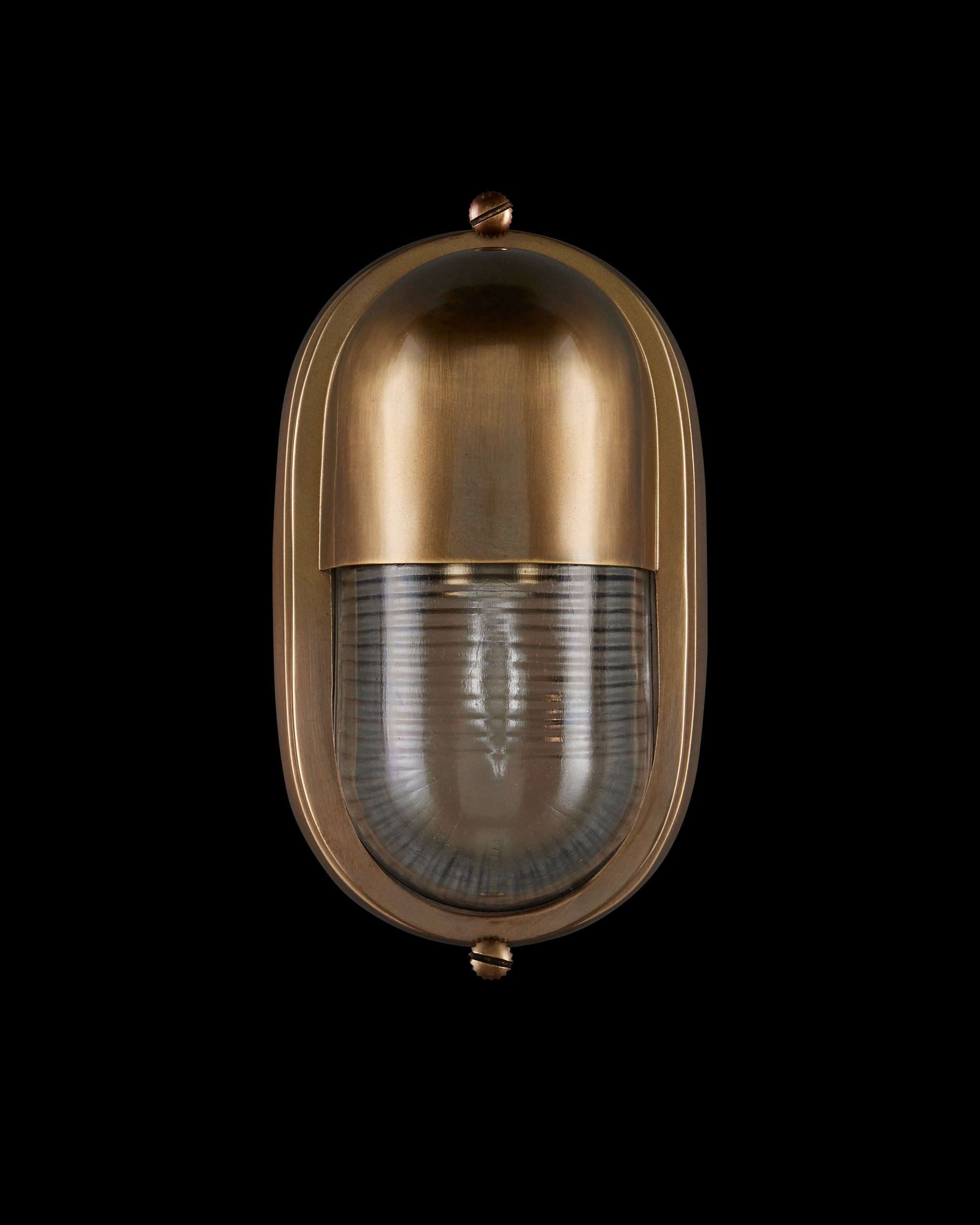 Currey & Company Maritime Brass Outdoor Wall Sconce