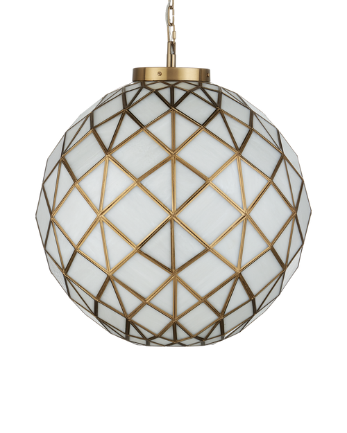 Currey & Company Polyhedron Medium Pendant