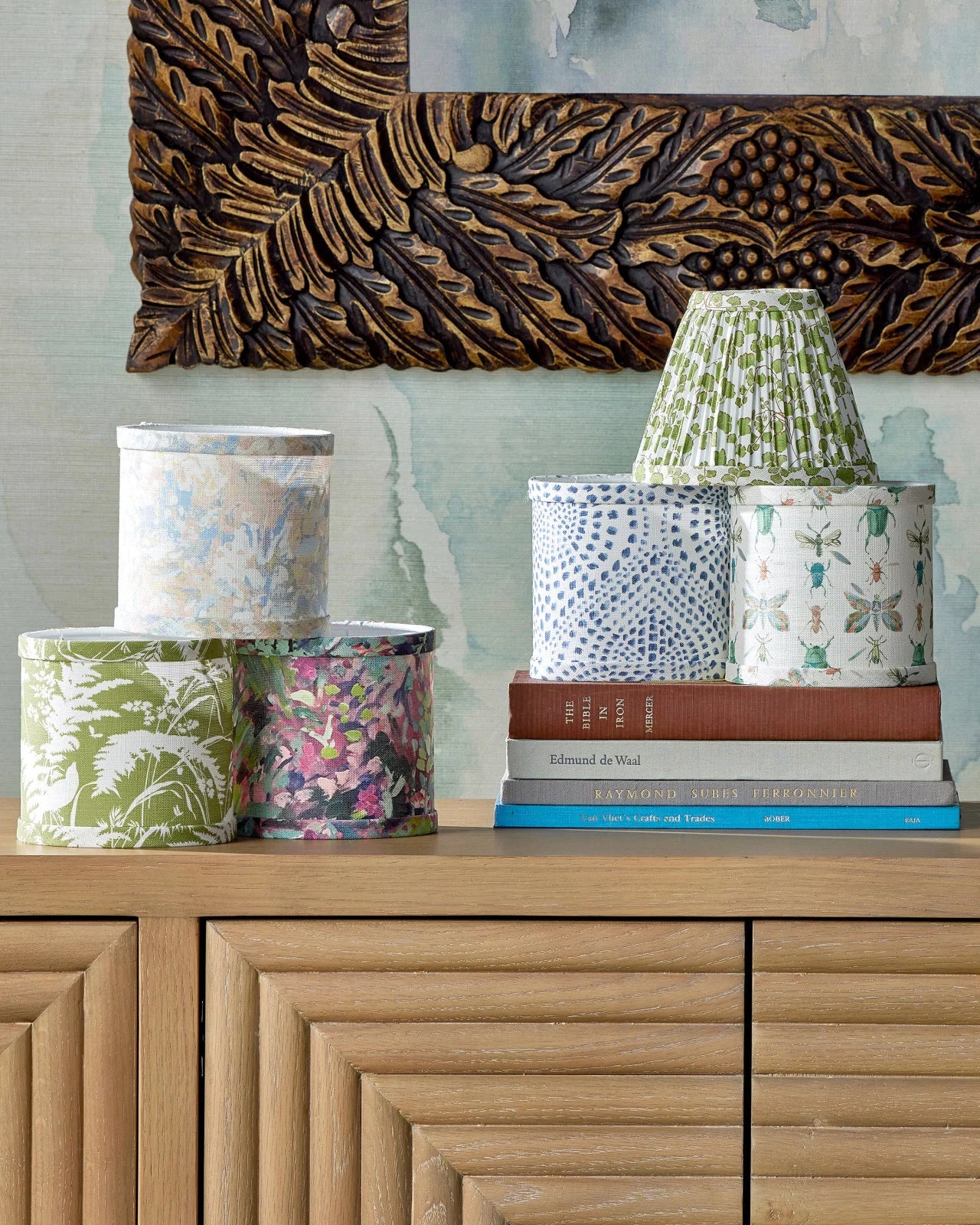 Currey & Company 84.25" Morombe Red Oak Credenza