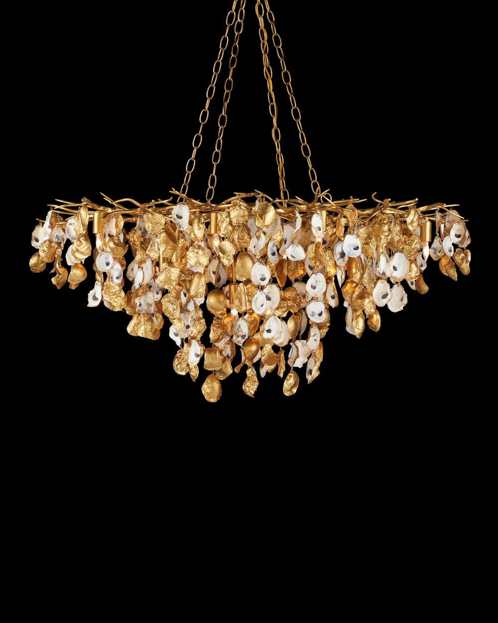 Currey & Company Lucullan Gold Chandelier