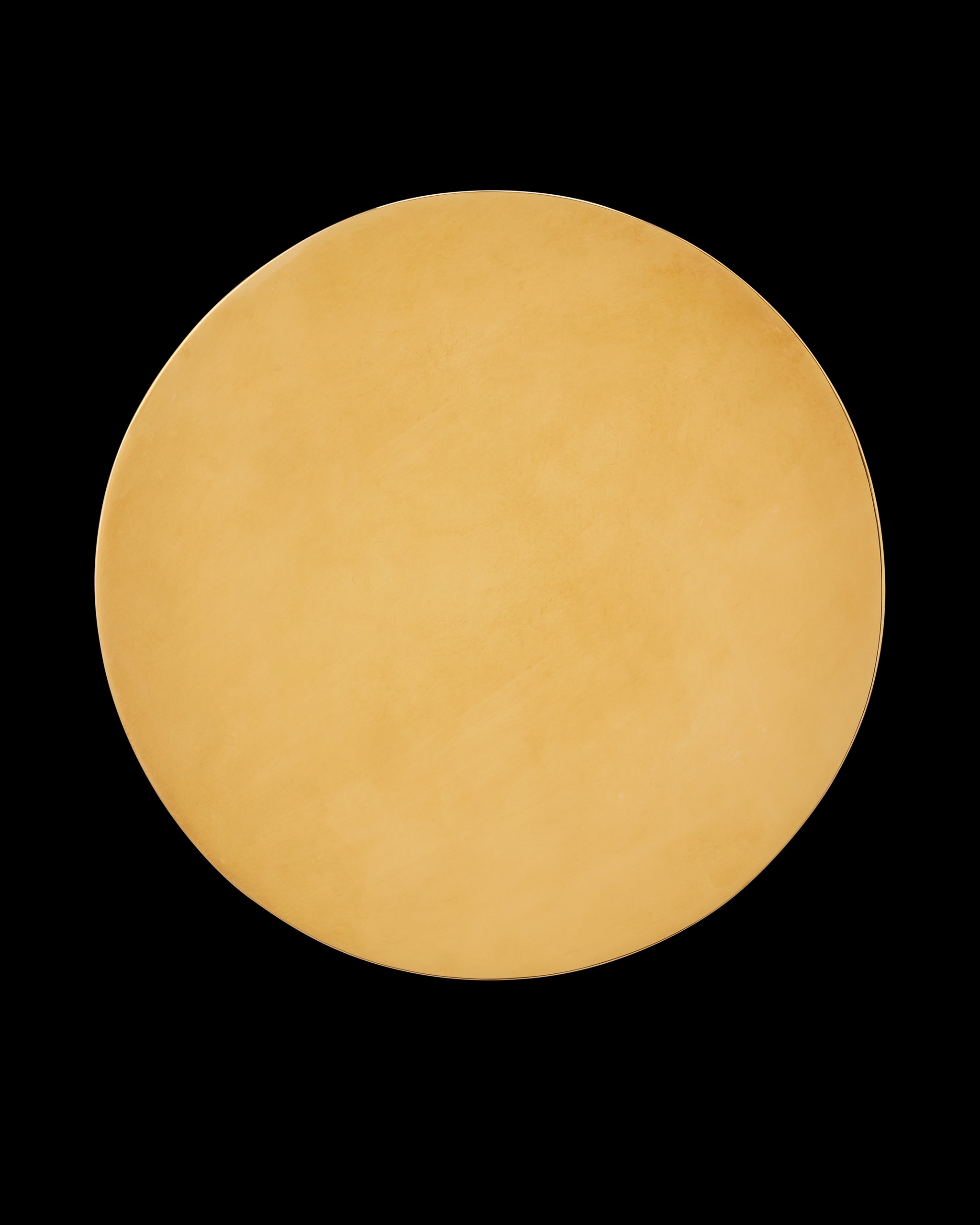 Currey & Company Lemy Brass Drinks Table