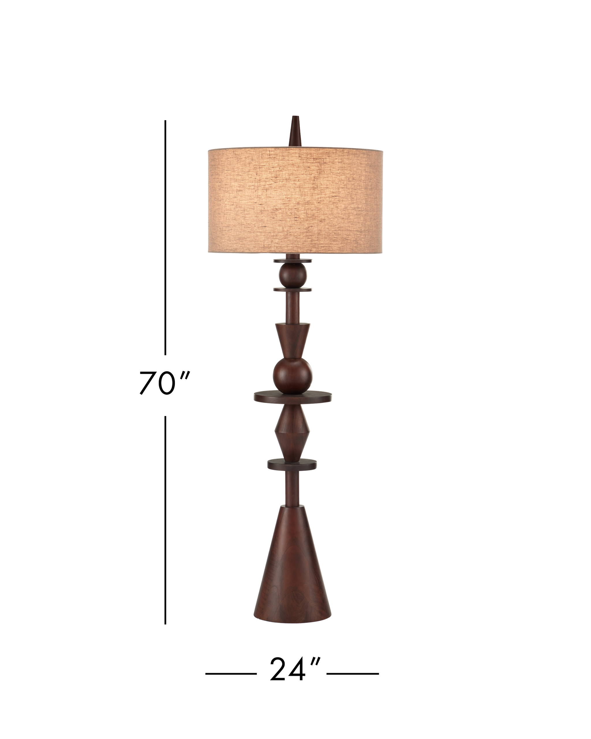 Currey & Company Cipher Floor Lamp
