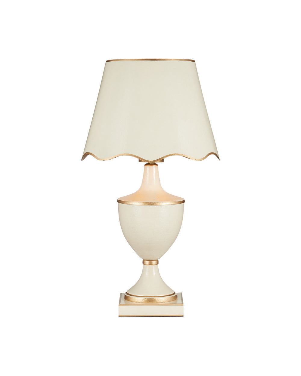 Currey & Company Travelogue Ivory Cordless Table Lamp