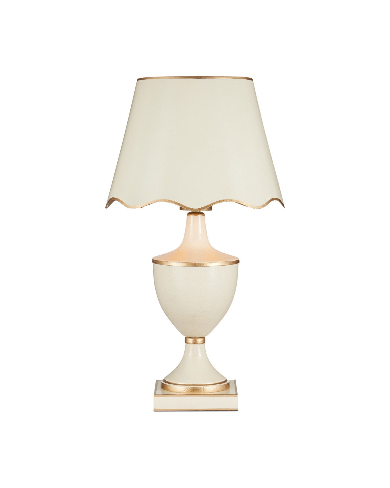Currey & Company Travelogue Ivory Cordless Table Lamp