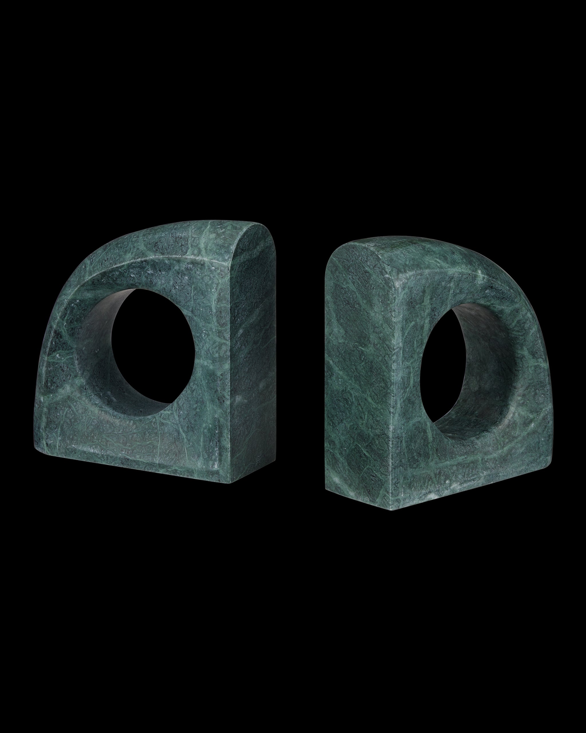 Currey & Company Russo Green Object Set Of 2