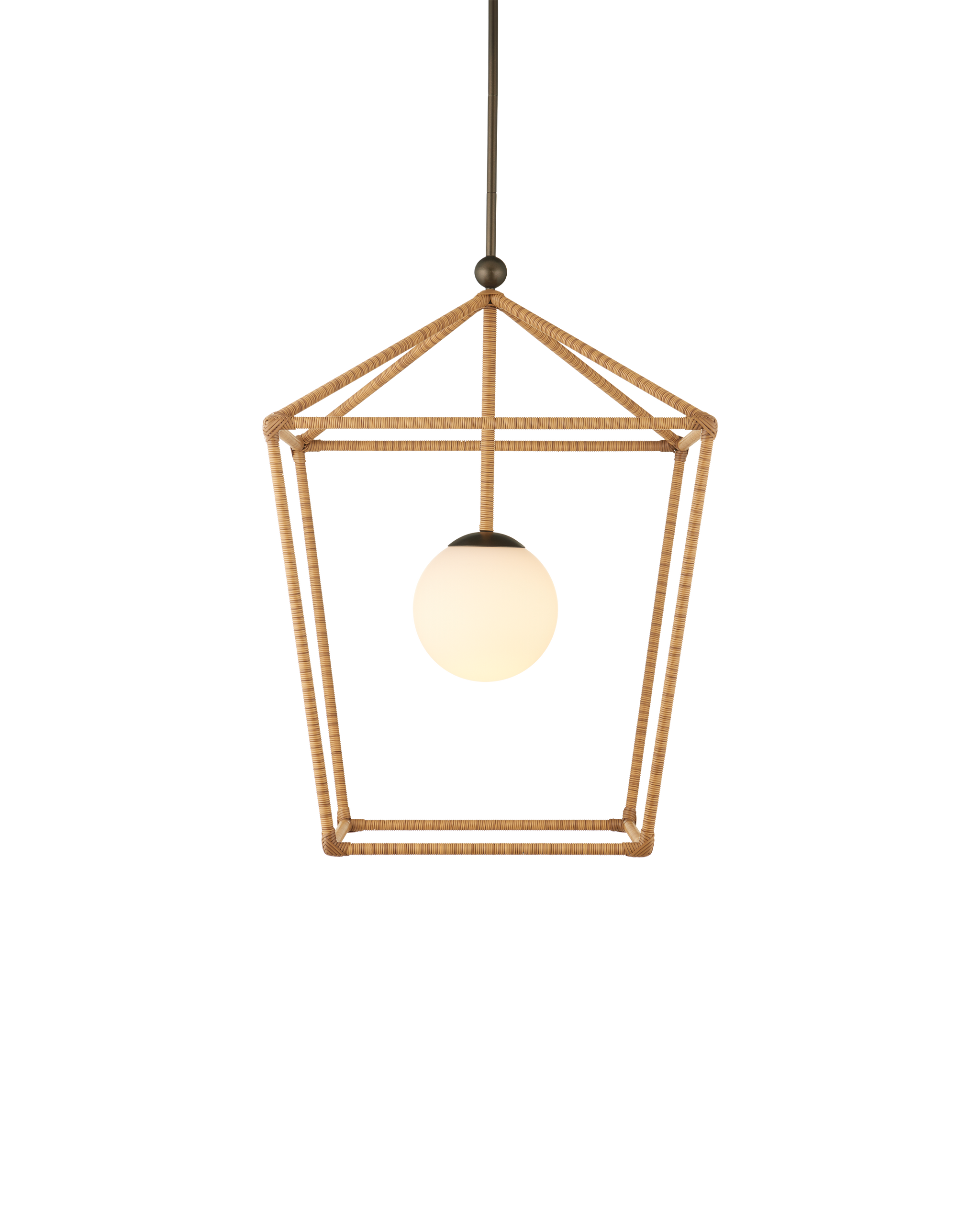 Currey And Company Denison Large Natural Outdoor Lantern