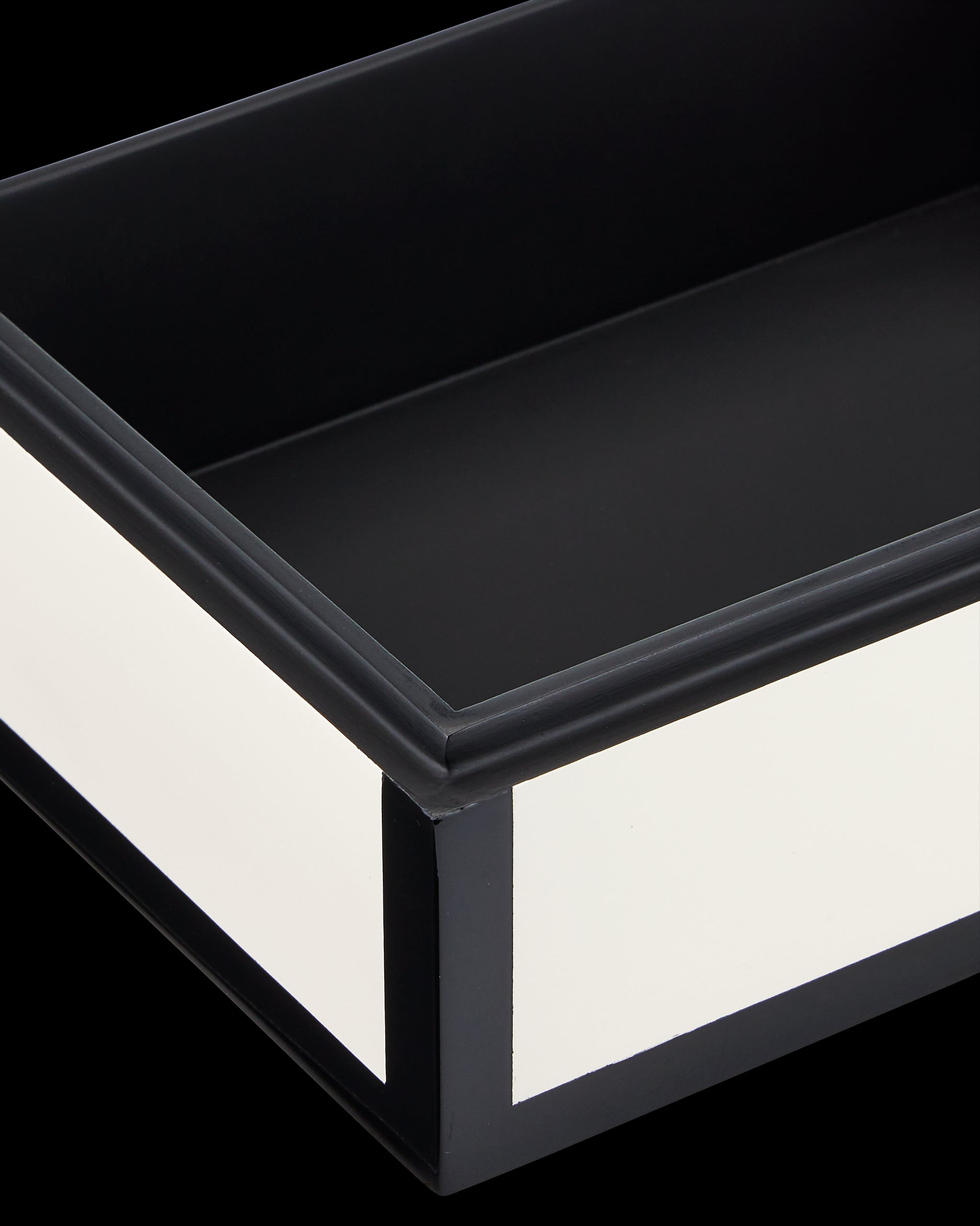 Currey & Company Ivory Lacquer Box Set Of 2