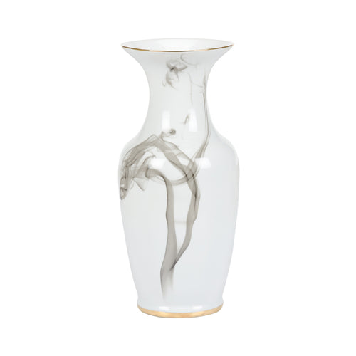 Wildwood White Cinder And Smoke Vase (Lg)