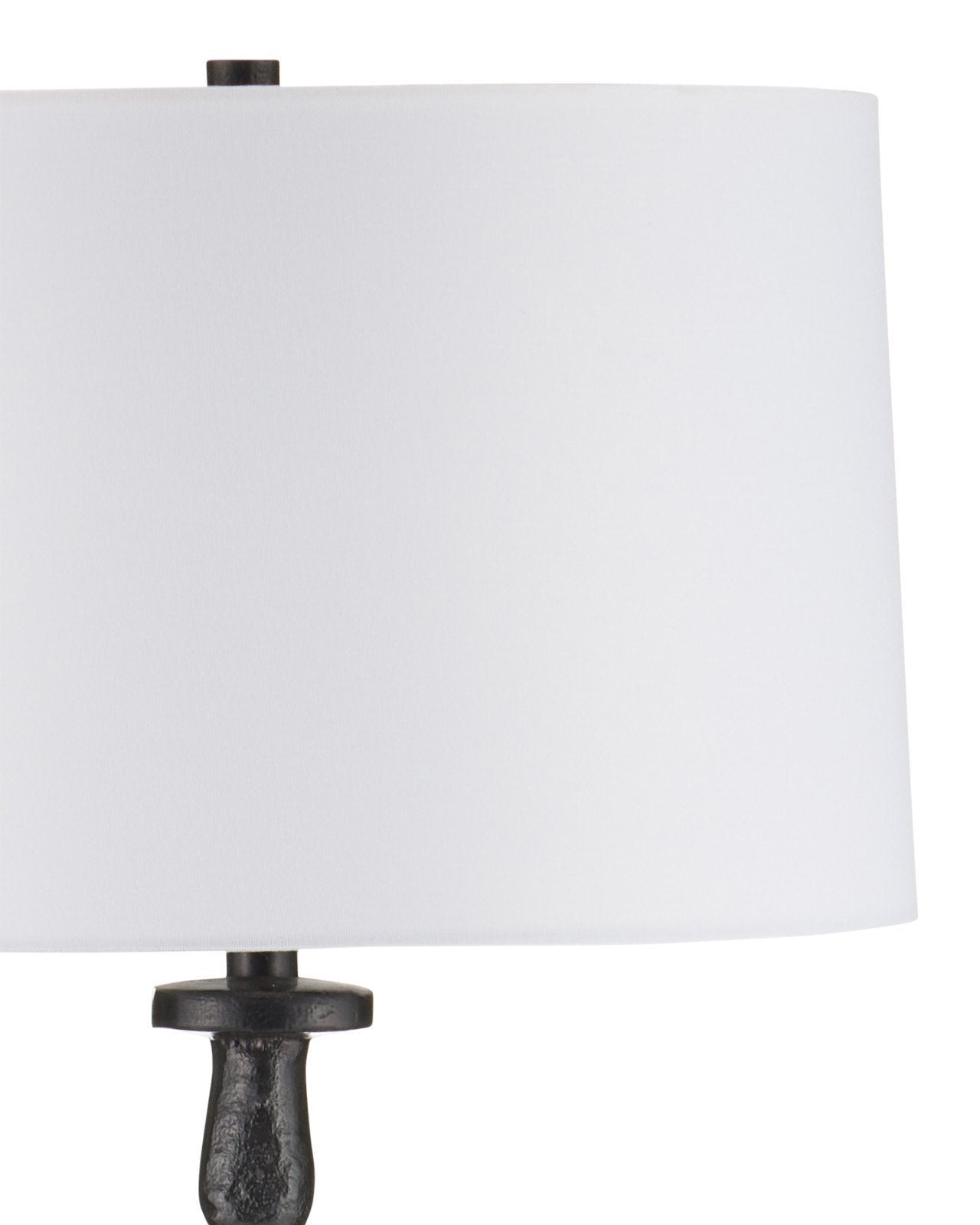 Currey & Company Mirage Black Cast Aluminum Floor Lamp