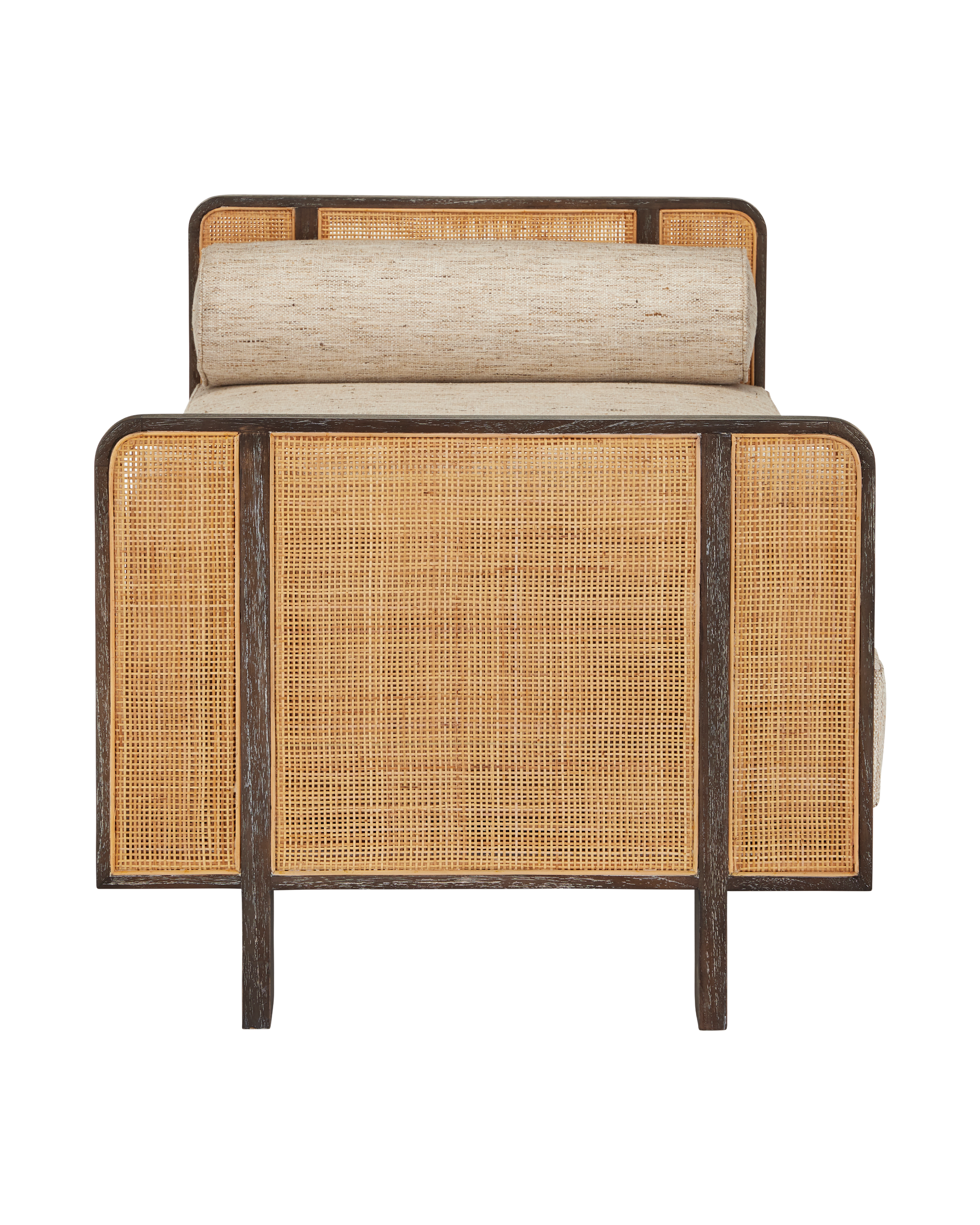 Currey & Company Celebes Settee, Calcutta Linen