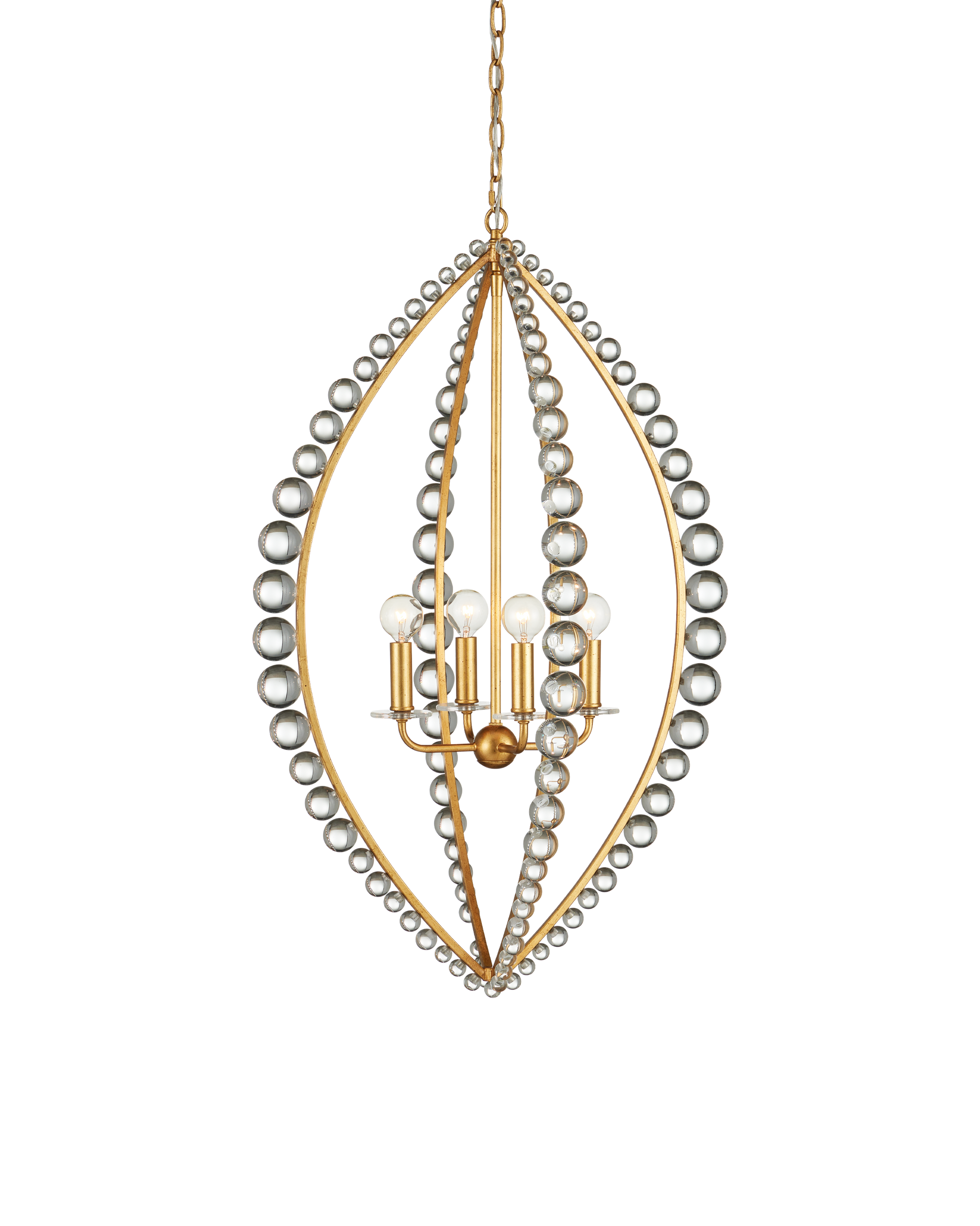 Currey & Company Amadora Teardrop Chandelier