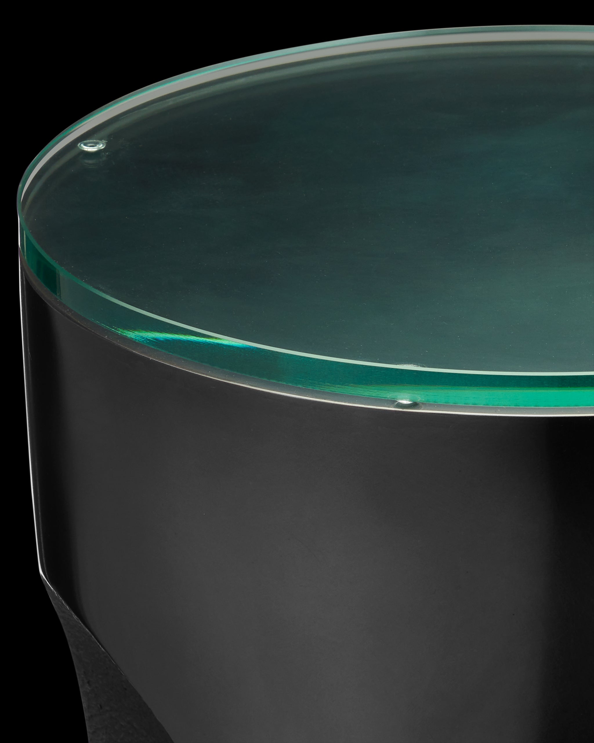 Currey & Company Lemy Black Drinks Table