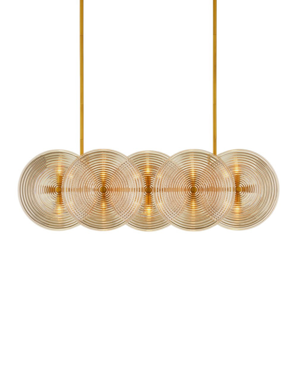 Currey & Company Whirlwind Rectangular Chandelier