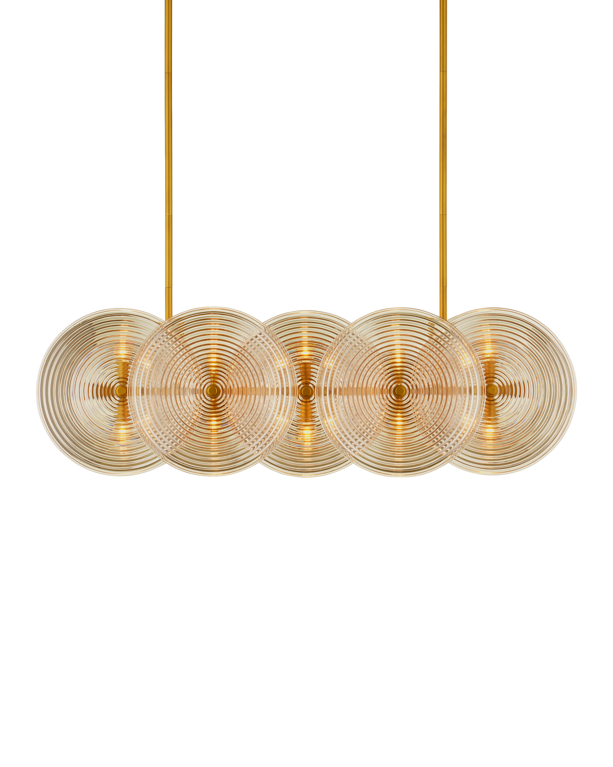 Currey & Company Whirlwind Rectangular Chandelier