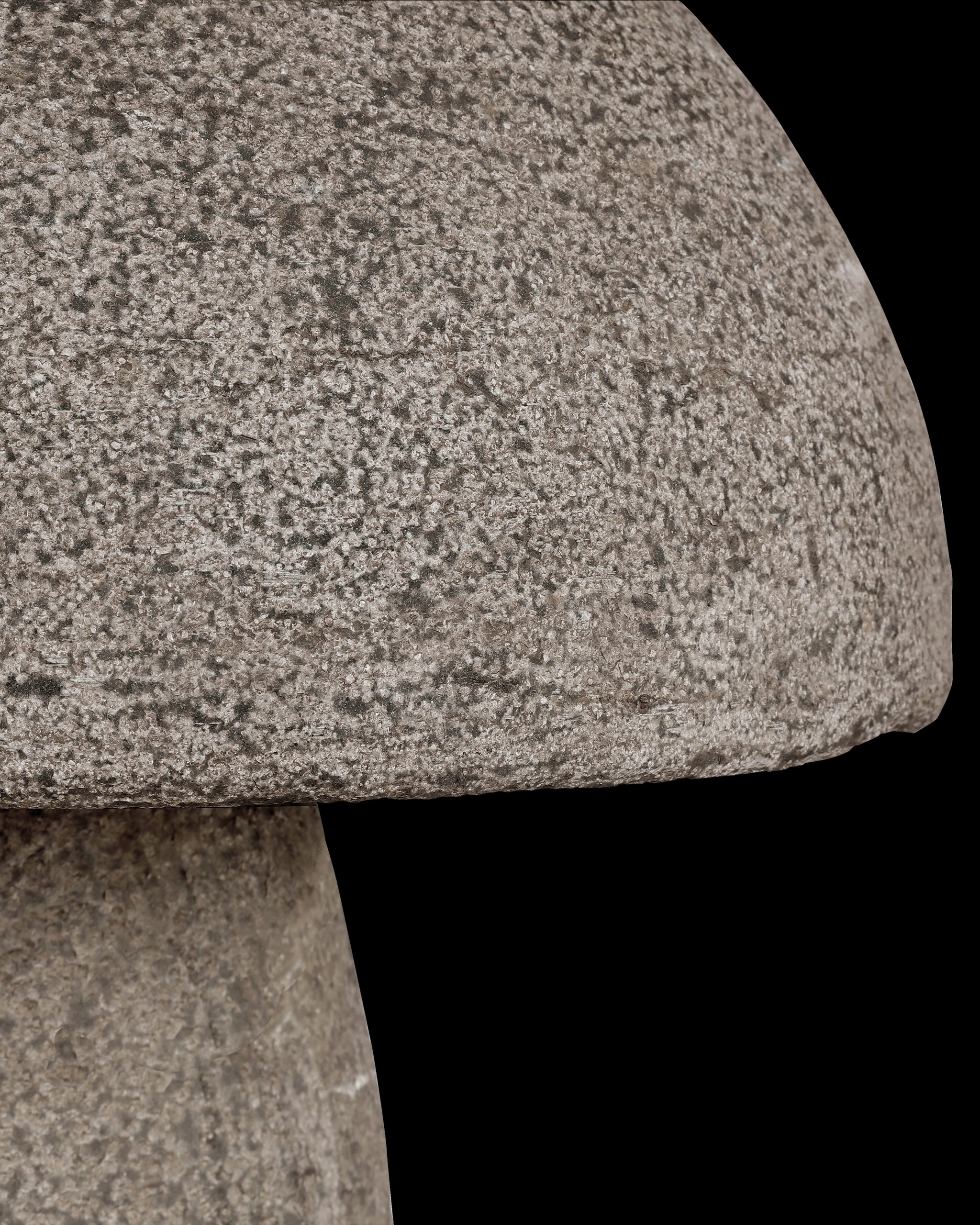 Currey & Company Large Granite Mushroom