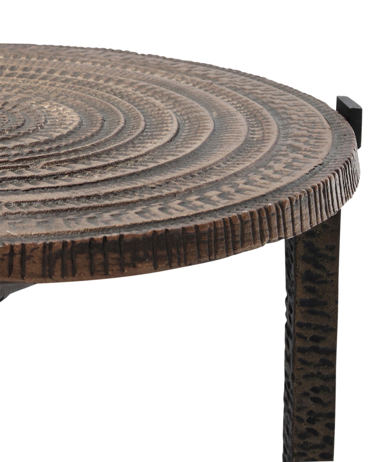 Currey & Company 22" Unity Cast Aluminum Accent Table