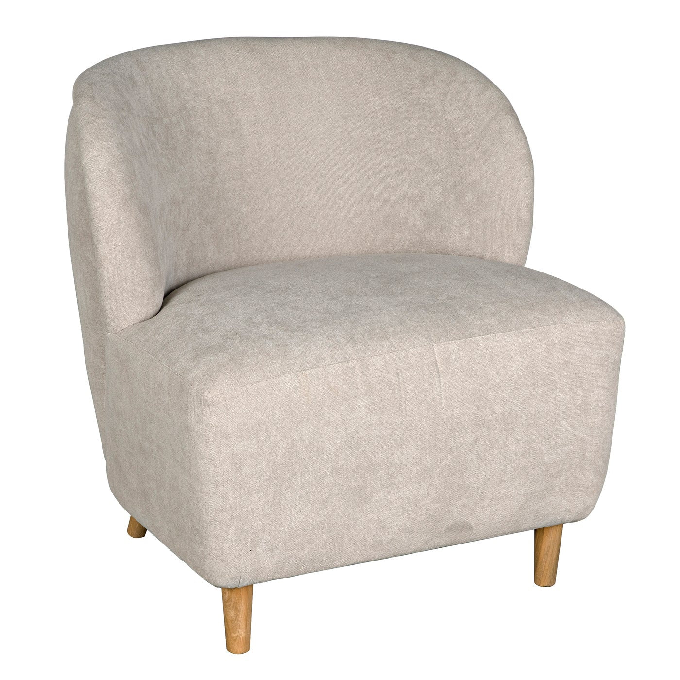 Noir Laffont Chair With Wheat Fabric
