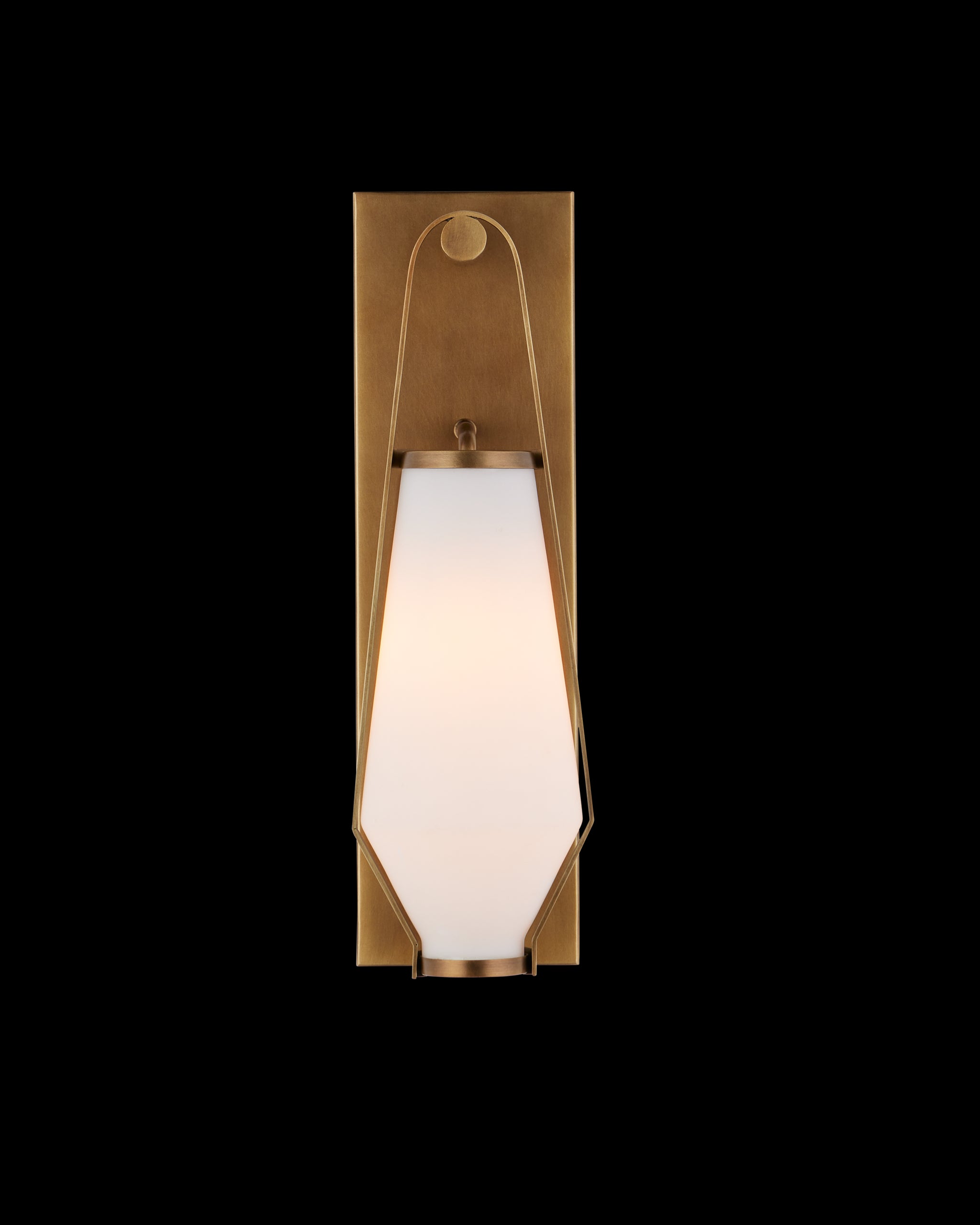 Currey & Company Brompton Brass Bath Wall Sconce