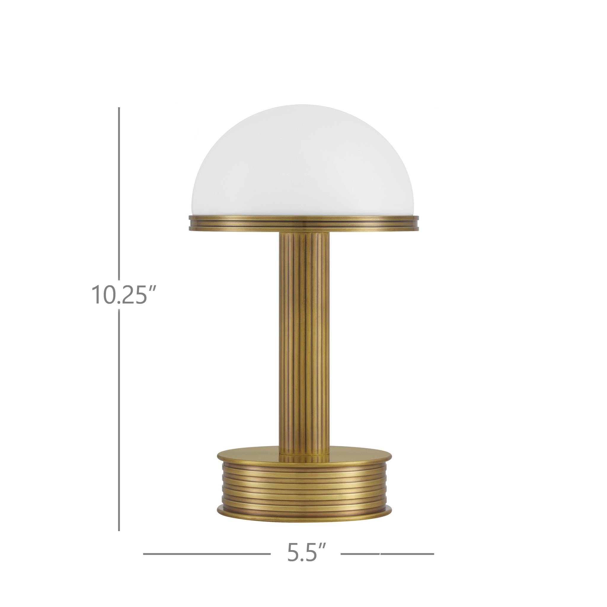 Currey & Company Promenade Brass Cordless Table Lamp