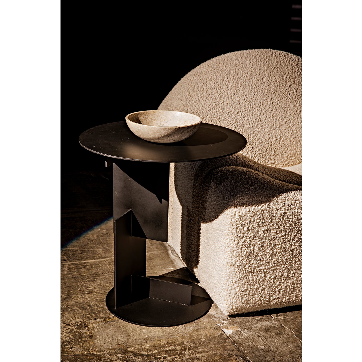 Noir Marble Bowls, Set Of 3