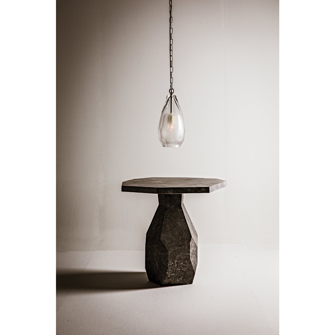 Noir Polyhedron Side Table