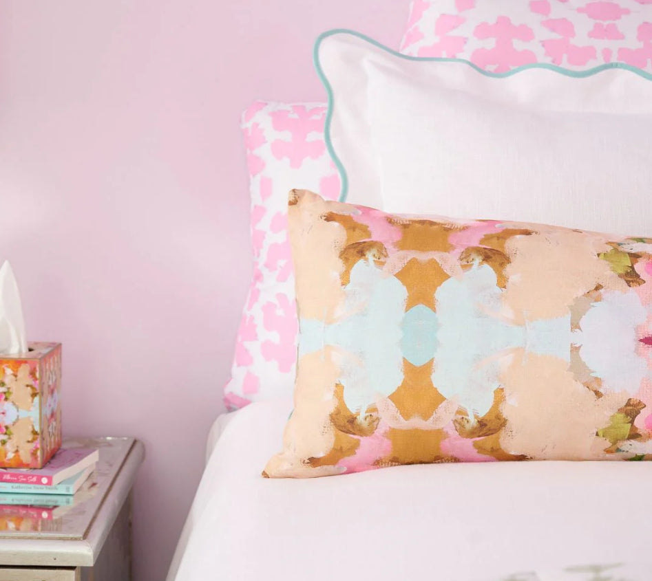 Laura Park Amber Fresco Linen Cotton Pillow