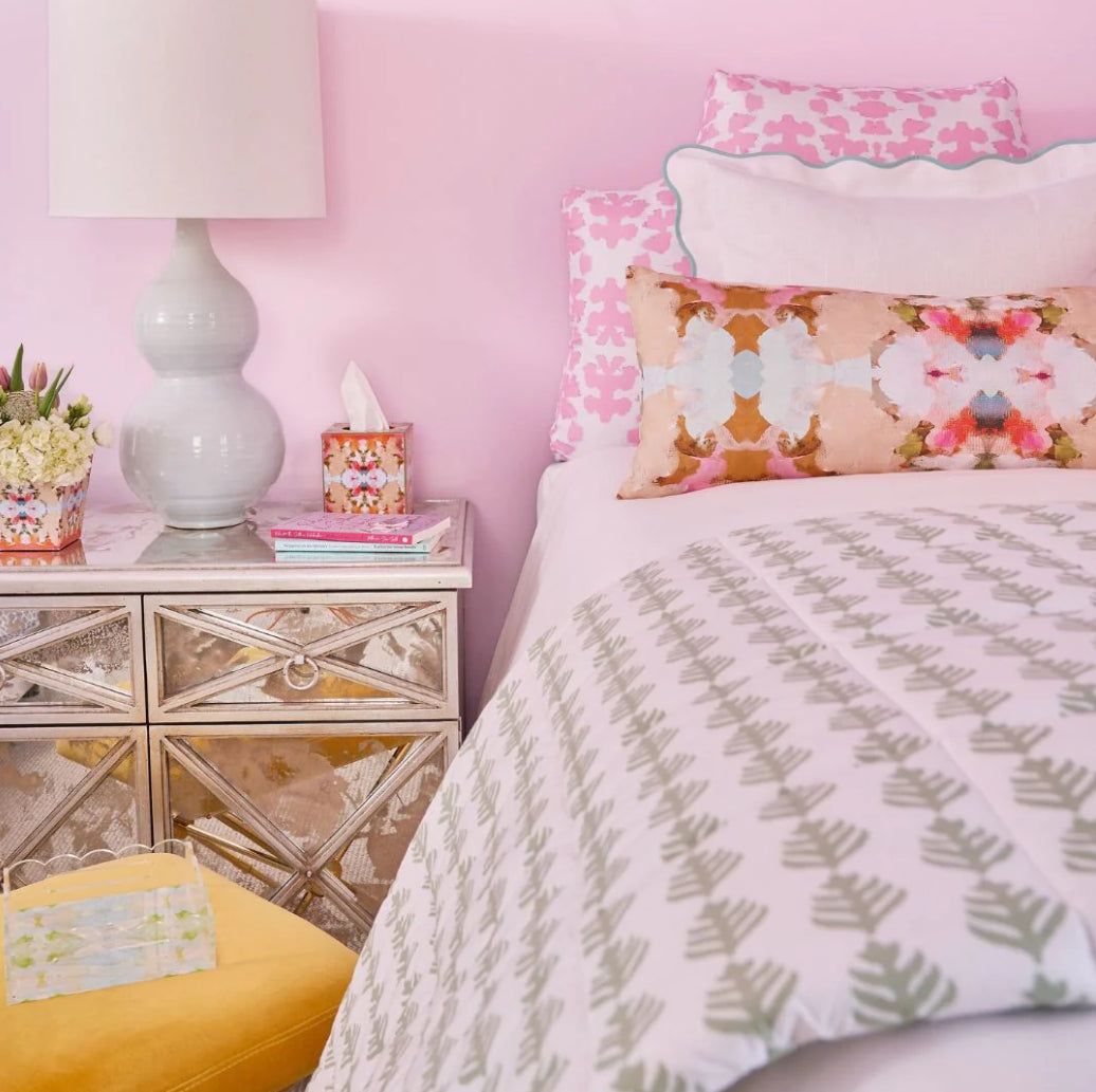 Laura Park Amber Fresco Linen Cotton Pillow