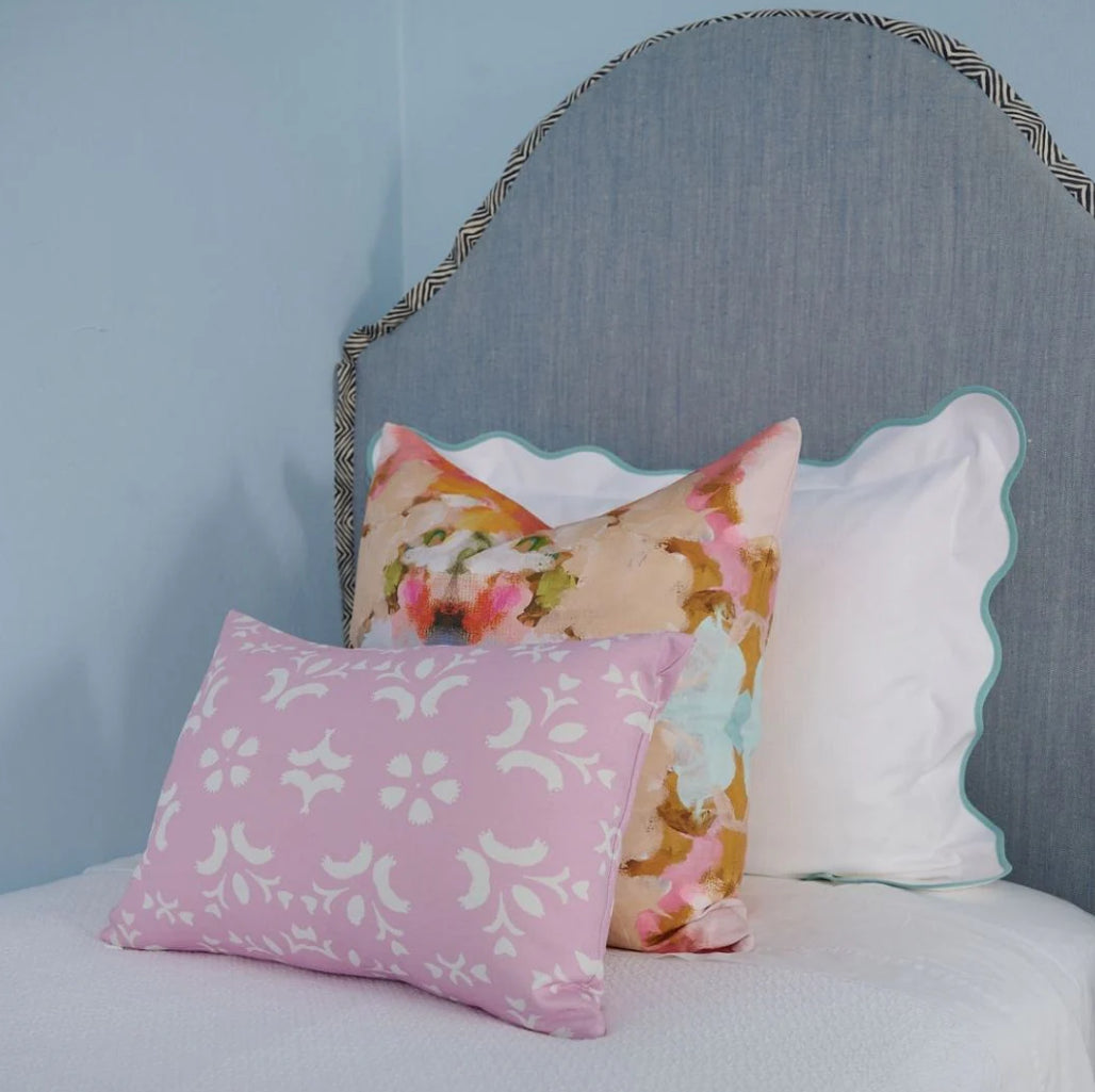 Laura Park Amber Fresco Linen Cotton Pillow