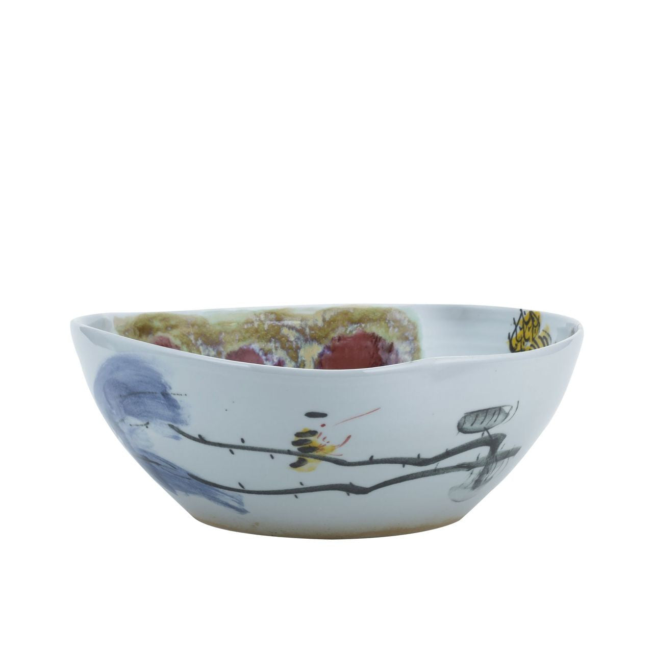 Swirl Bowl Oxblood Lotus By Legends Of Asia