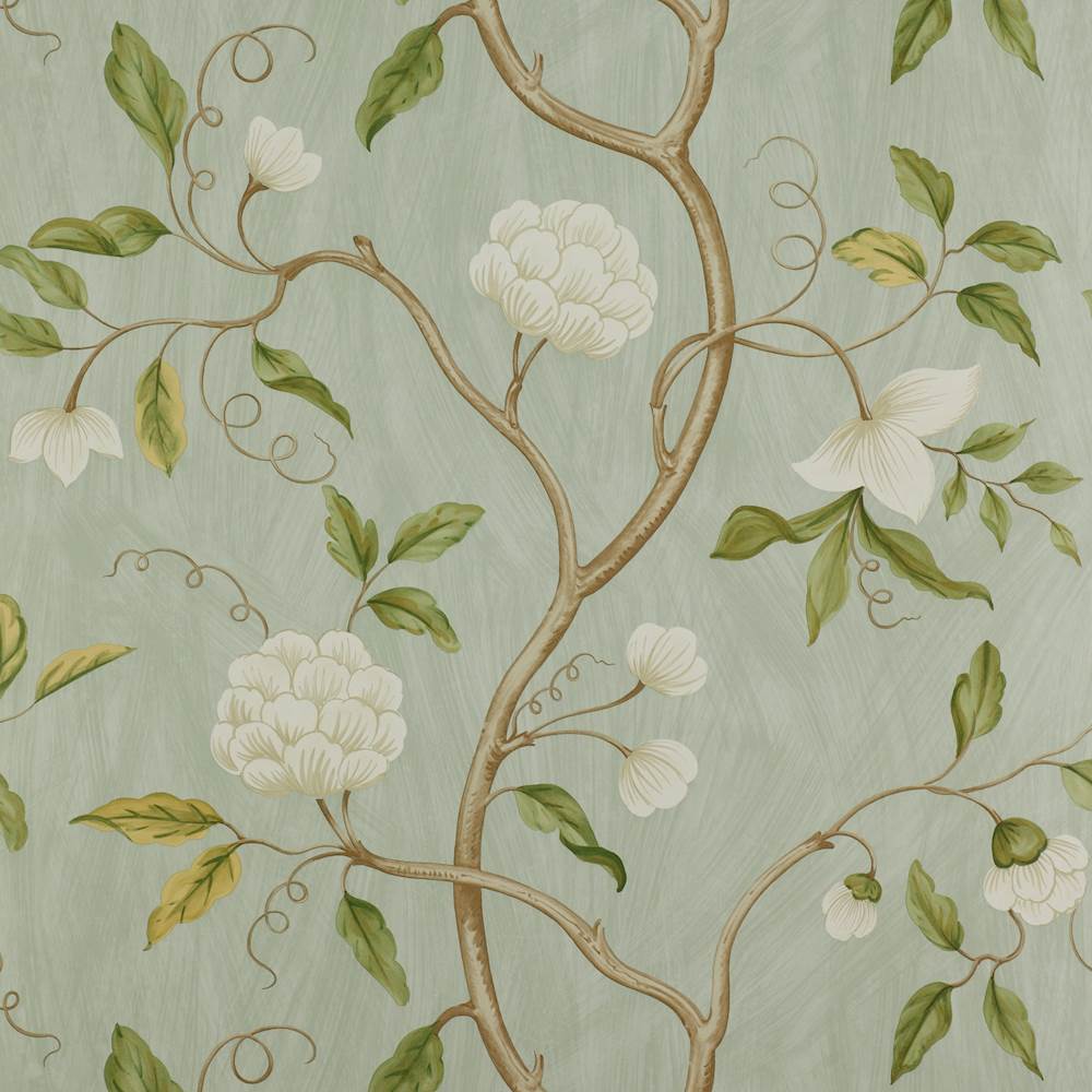 Colefax and Fowler Snow Tree Wallpaper