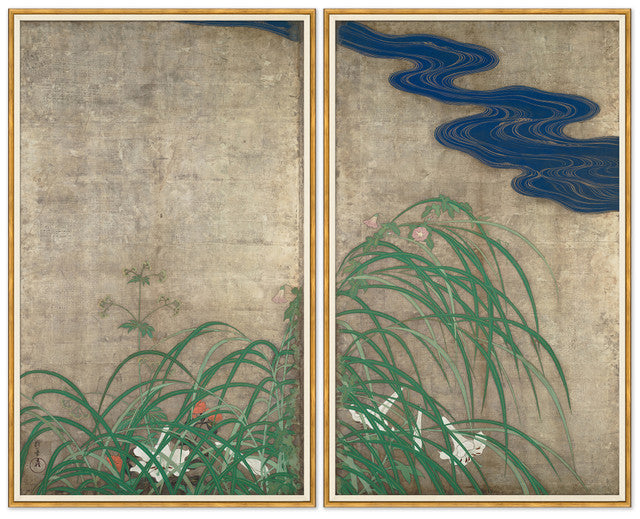 Bespoke by Baker, Asian Panels Painting