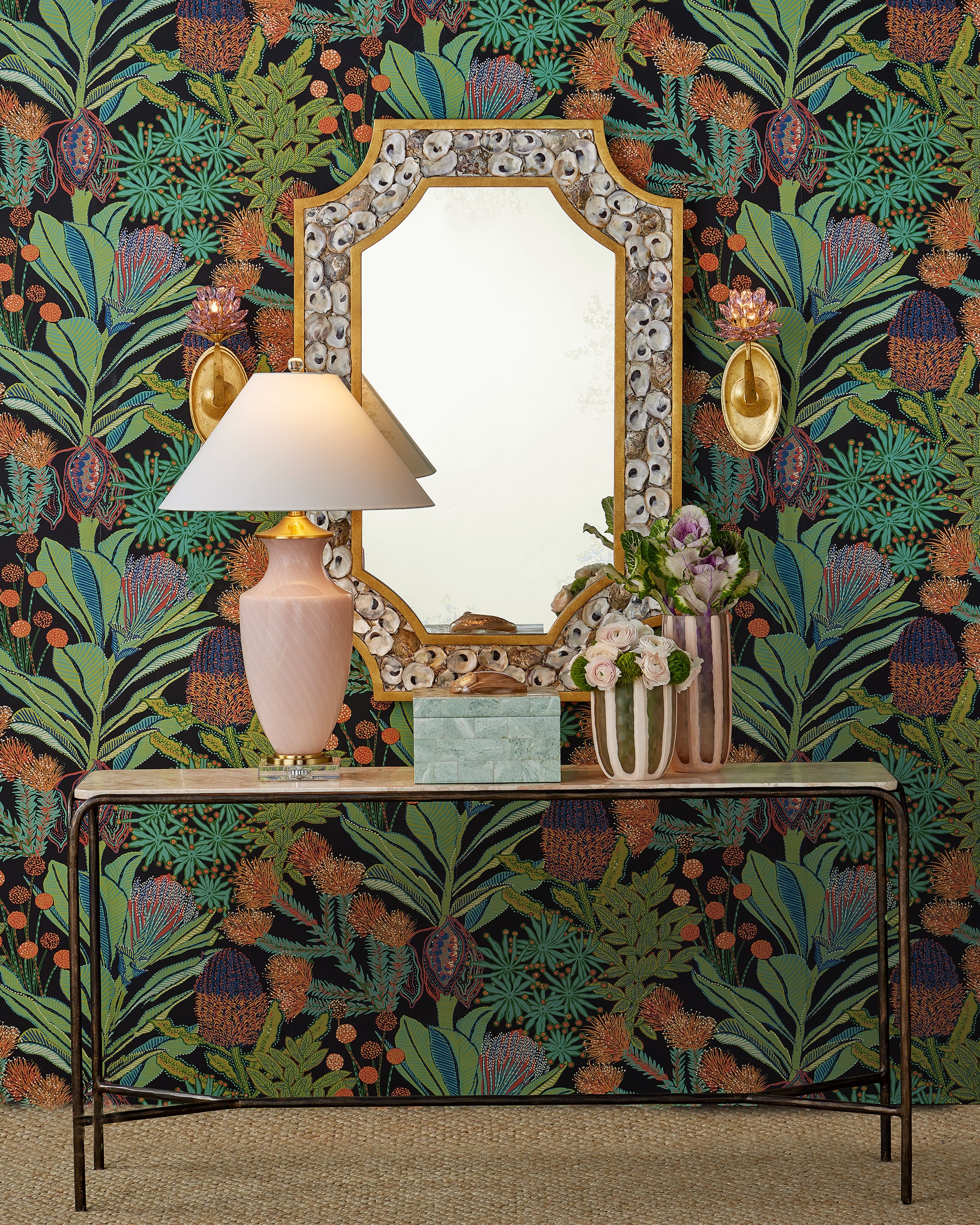 Currey & Company Lucy Pink Table Lamp