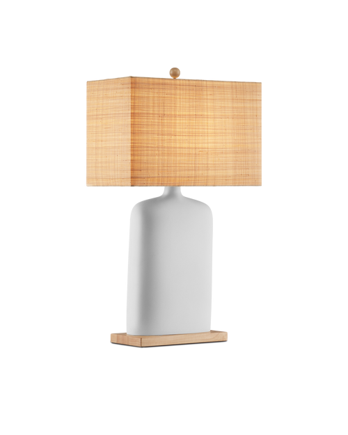 Currey & Company Musing White Table Lamp