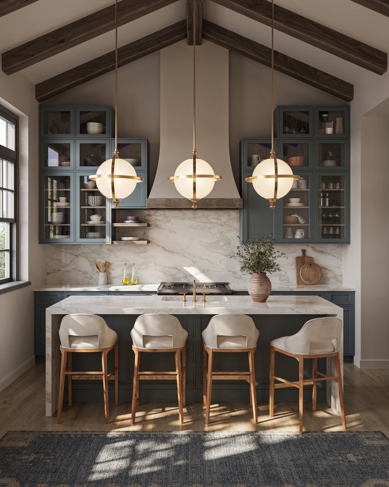 Currey & Company Astral 22" 1 Light Pendant