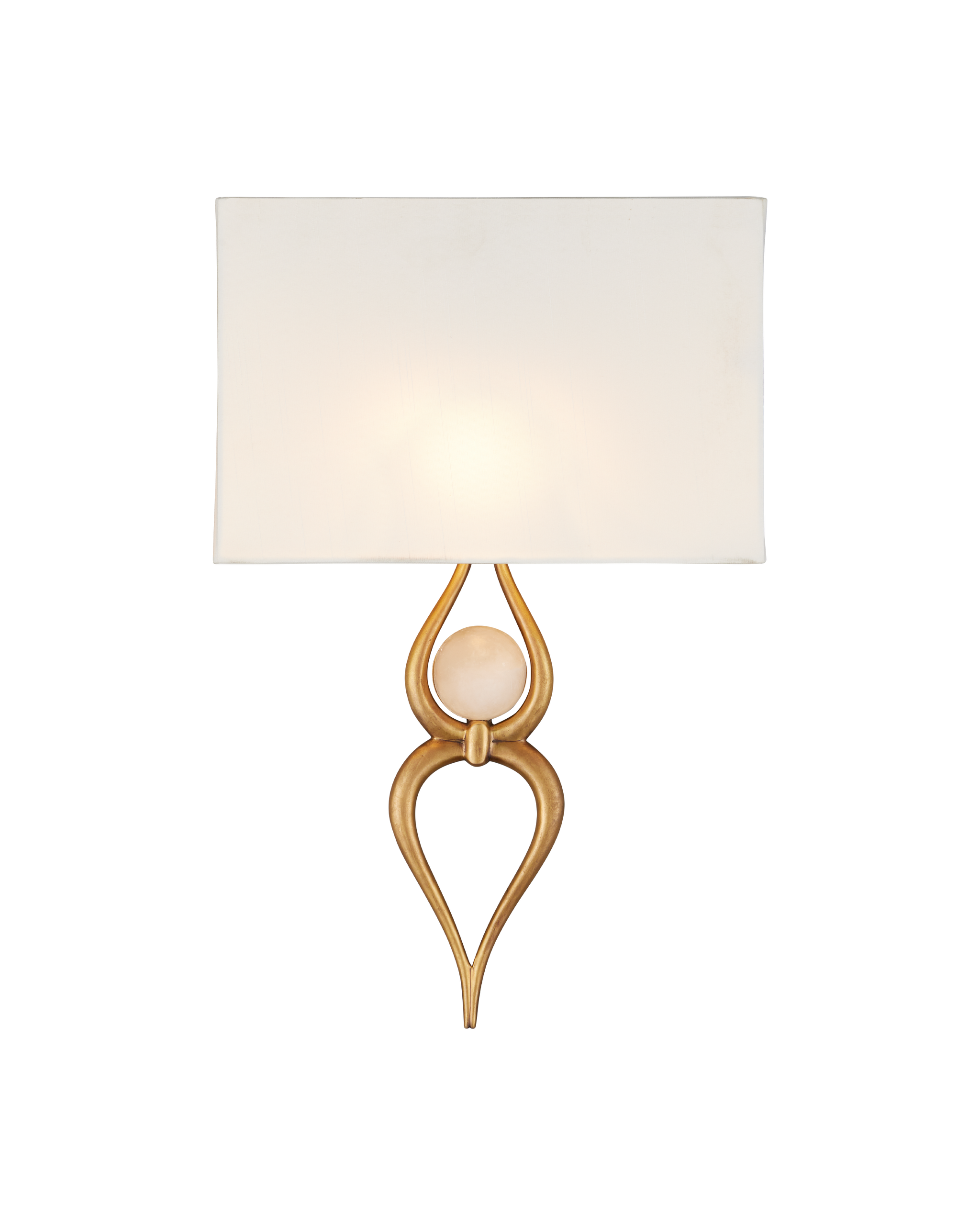 Currey & Company Omorfos Brass Wall Sconce
