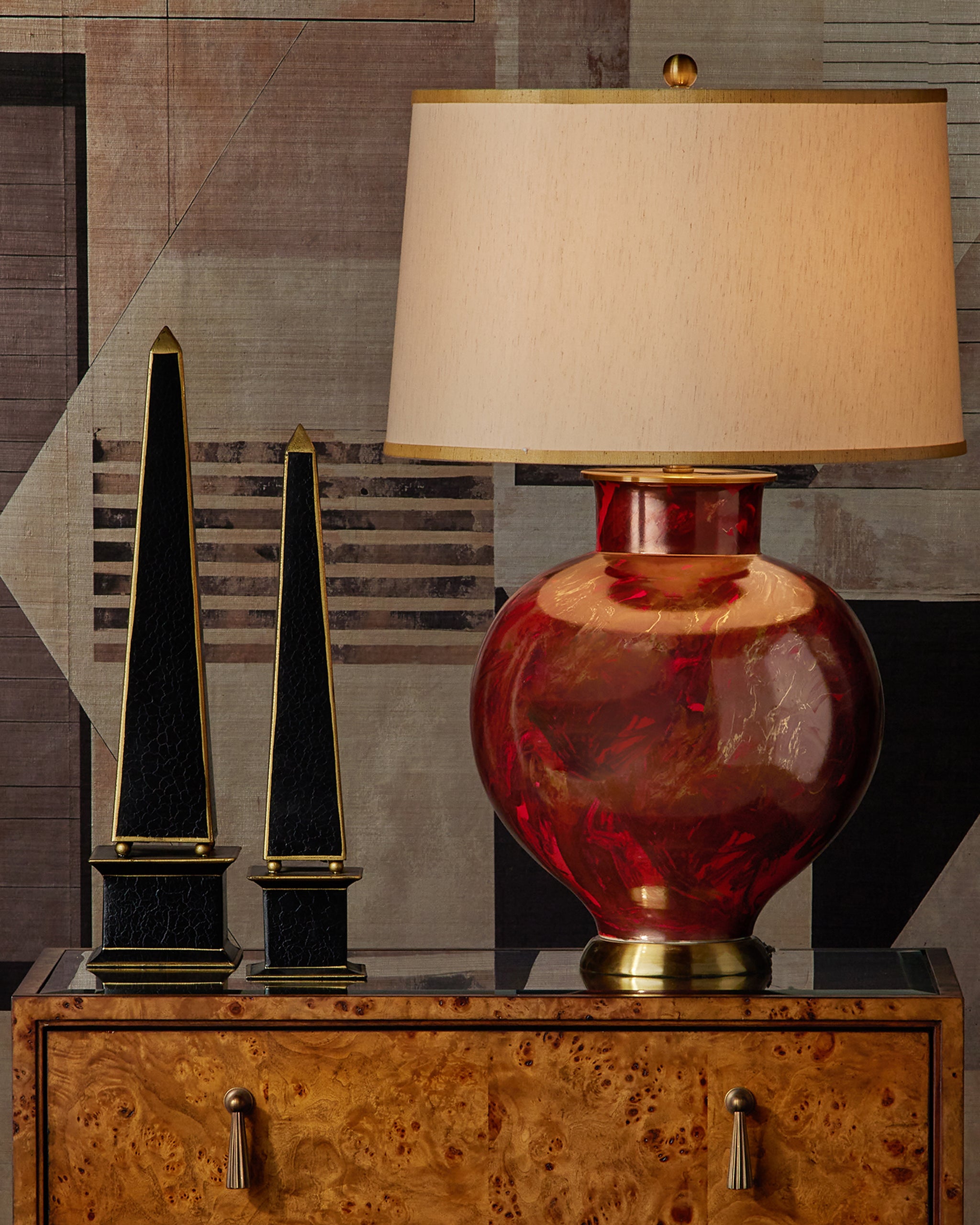 Currey & Company Daphne Obelisk Set Of 2