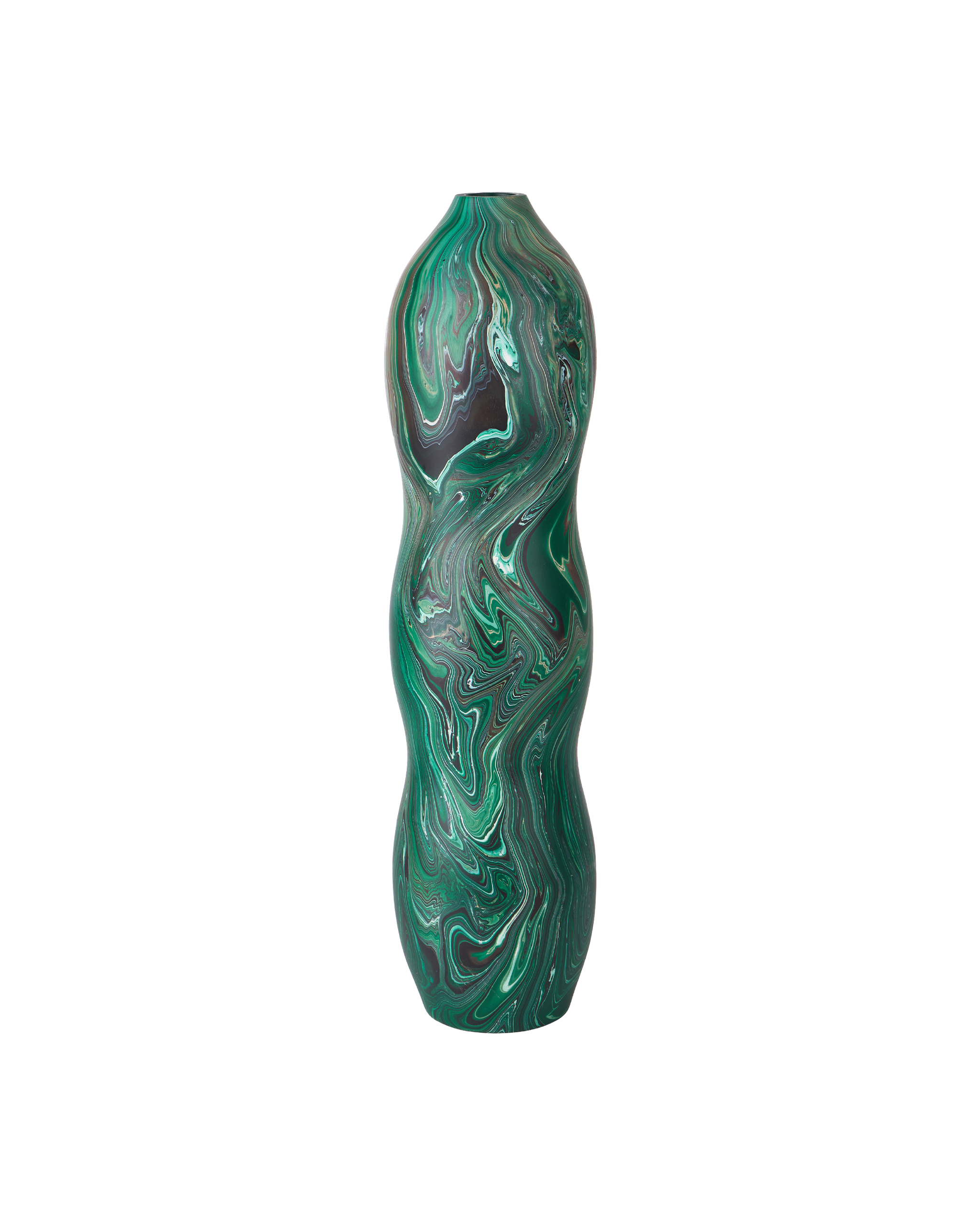 Currey & Company Tamarind Large Green Vase