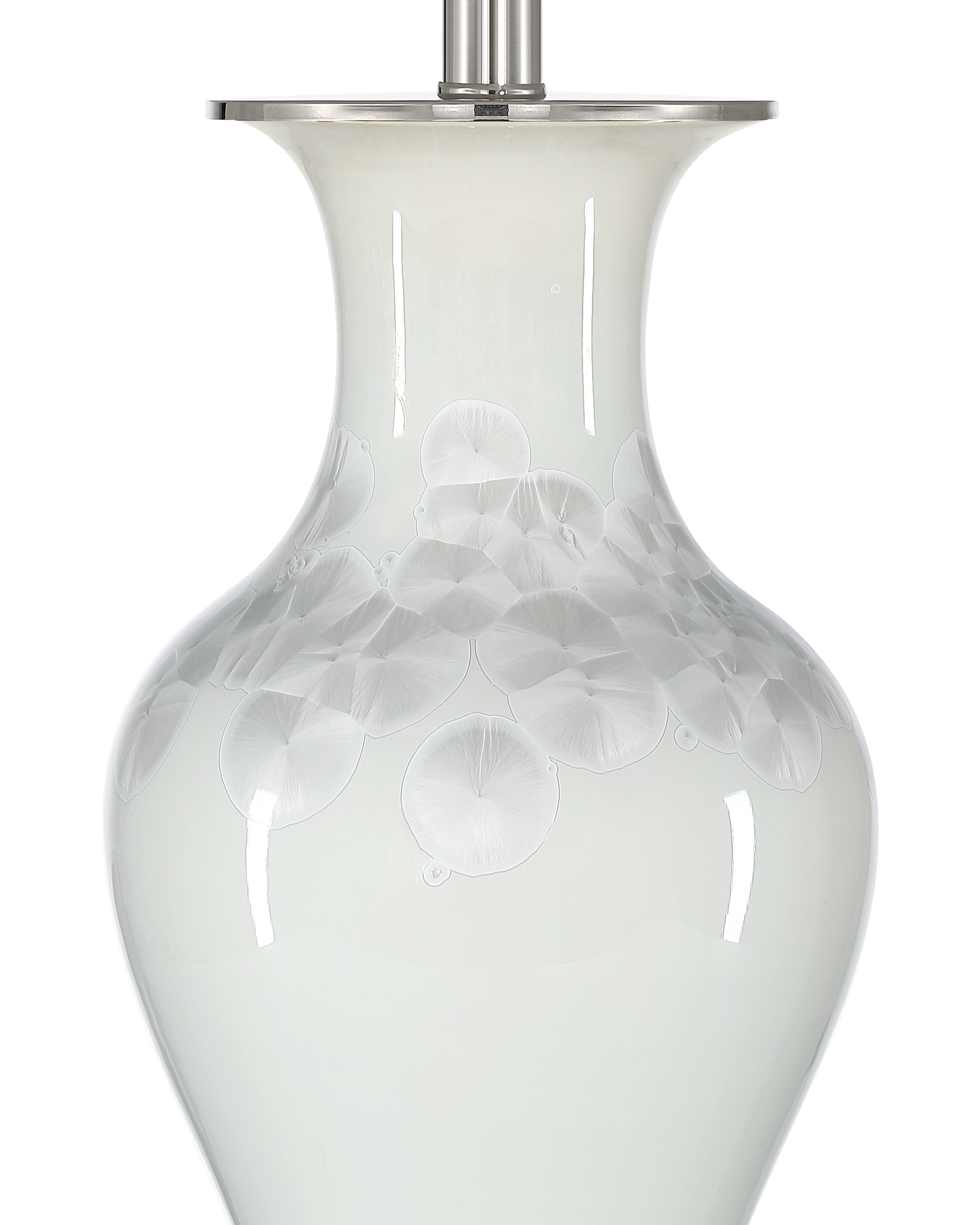 Currey & Company Crystalline White Table Lamp