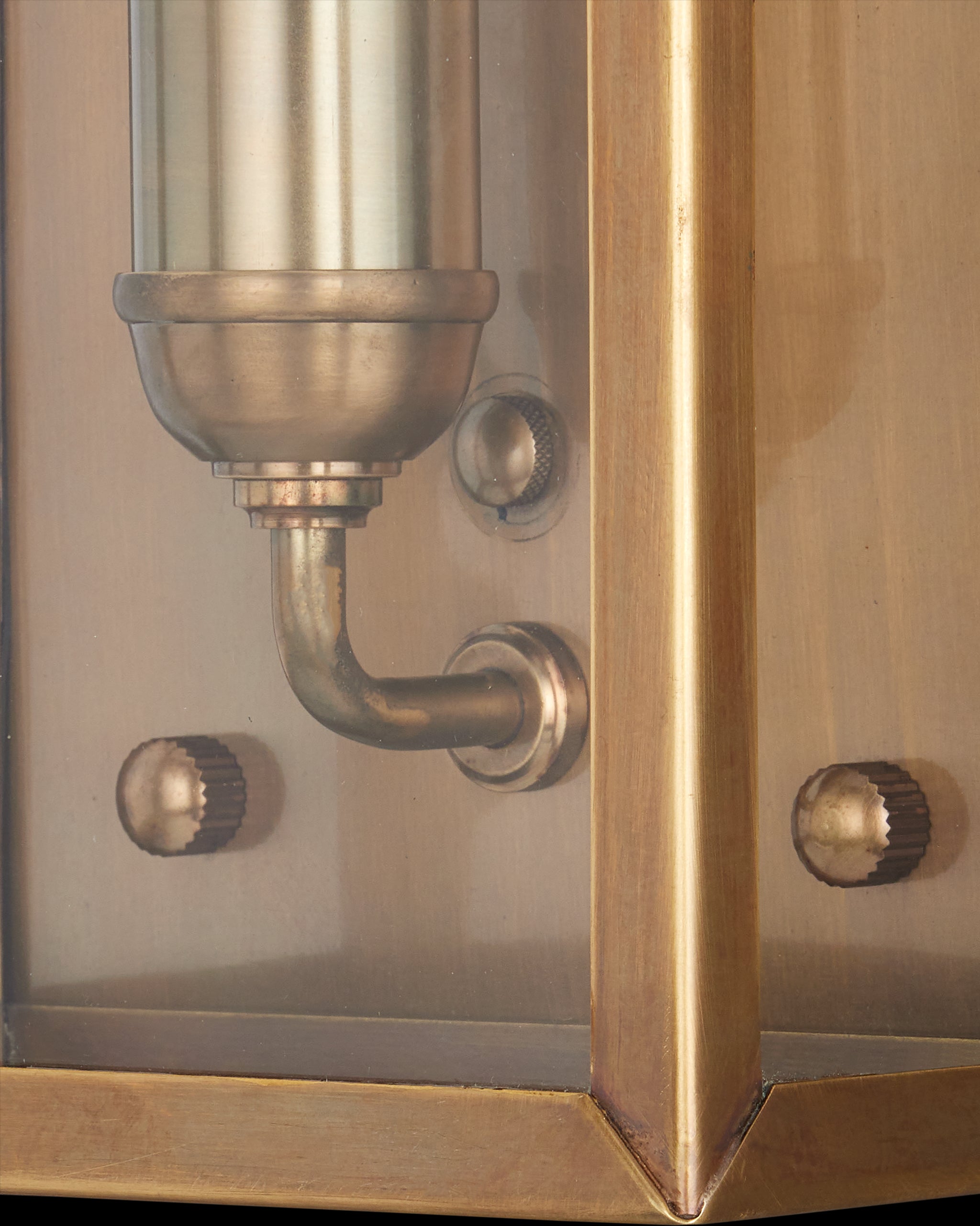 Currey & Company Royster Brass Outdoor Wall Sconce