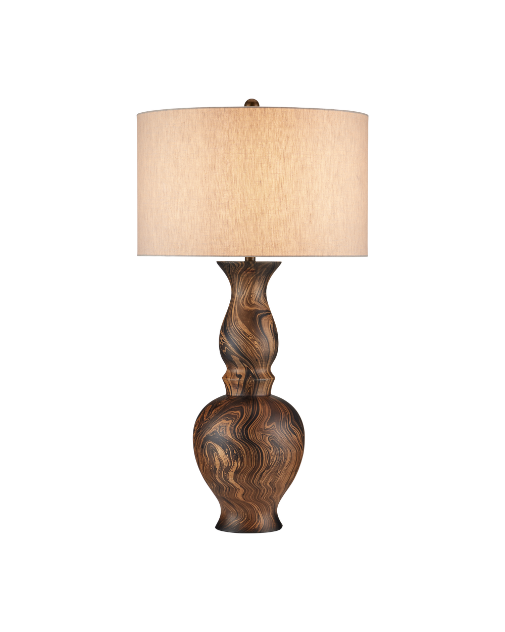 Currey & Company Carterton Brown Table Lamp