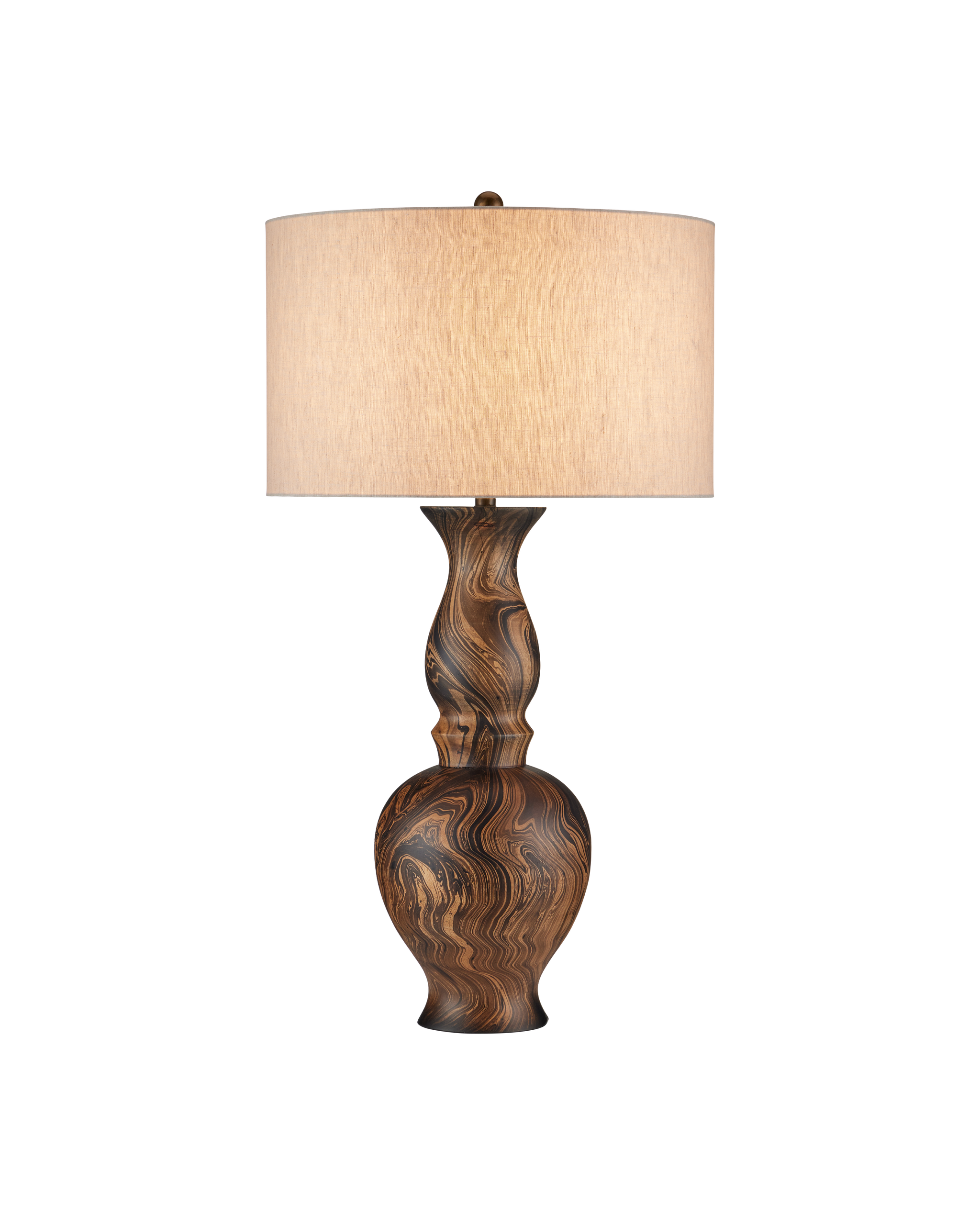 Currey & Company Carterton Brown Table Lamp