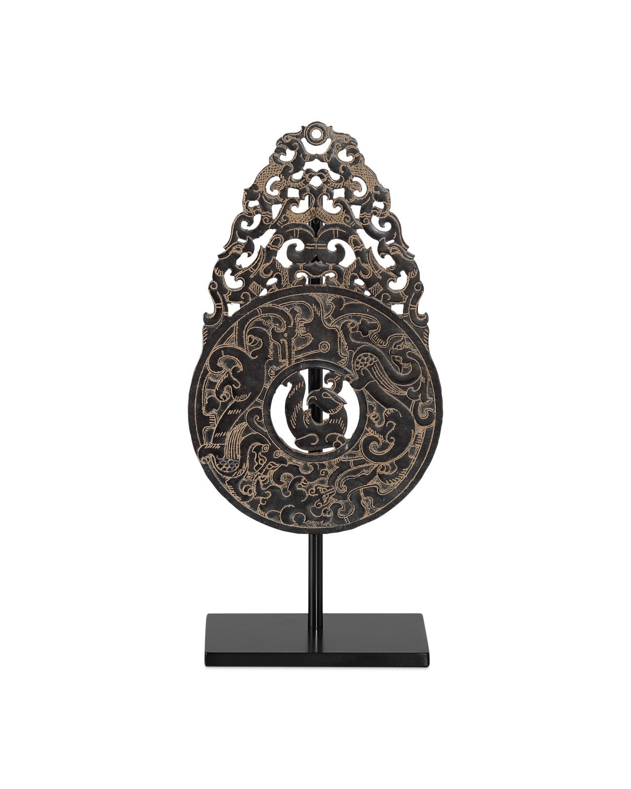 Currey & Company Han Dynasty Jade Symbol