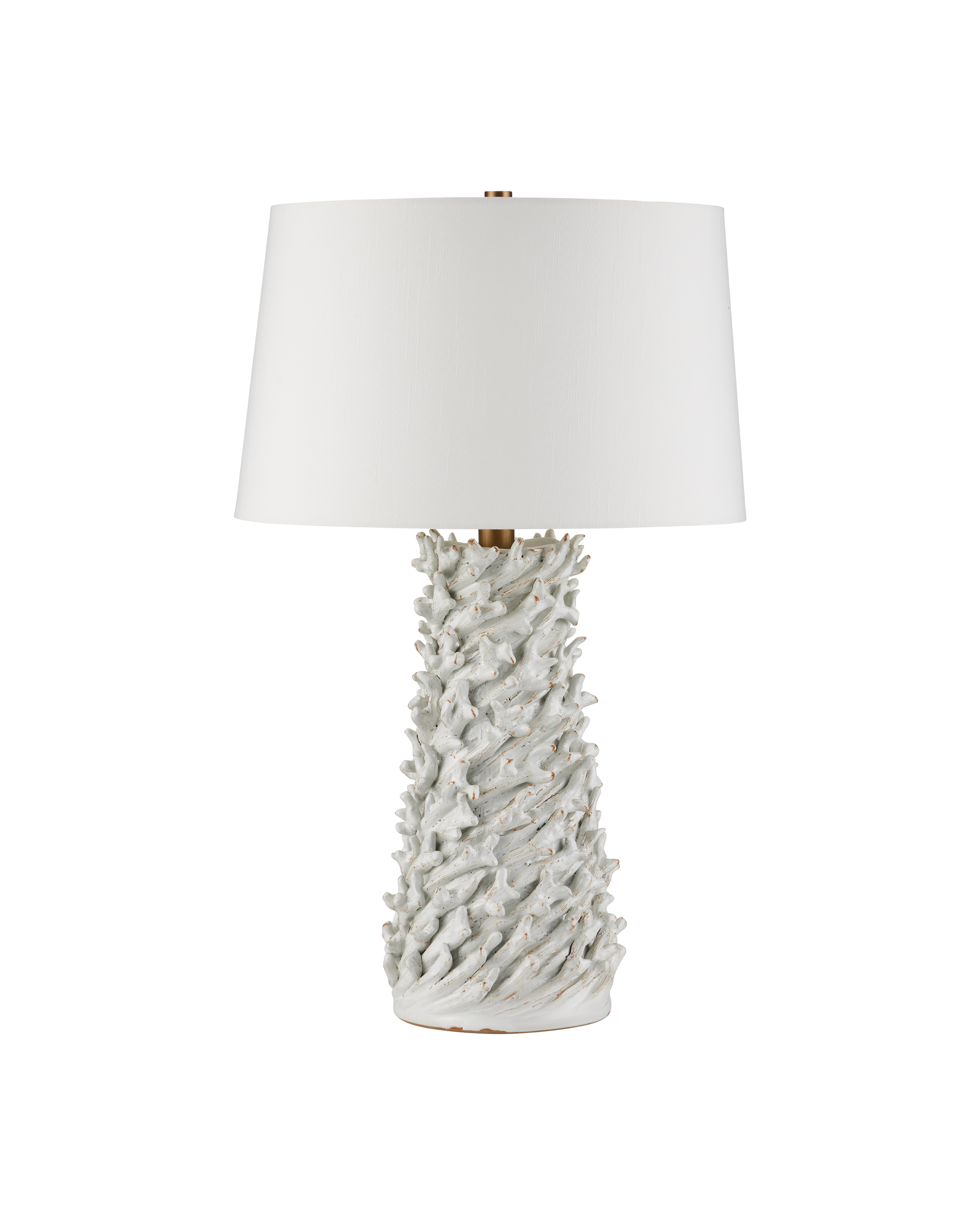 Currey & Company Seadrift White Table Lamp