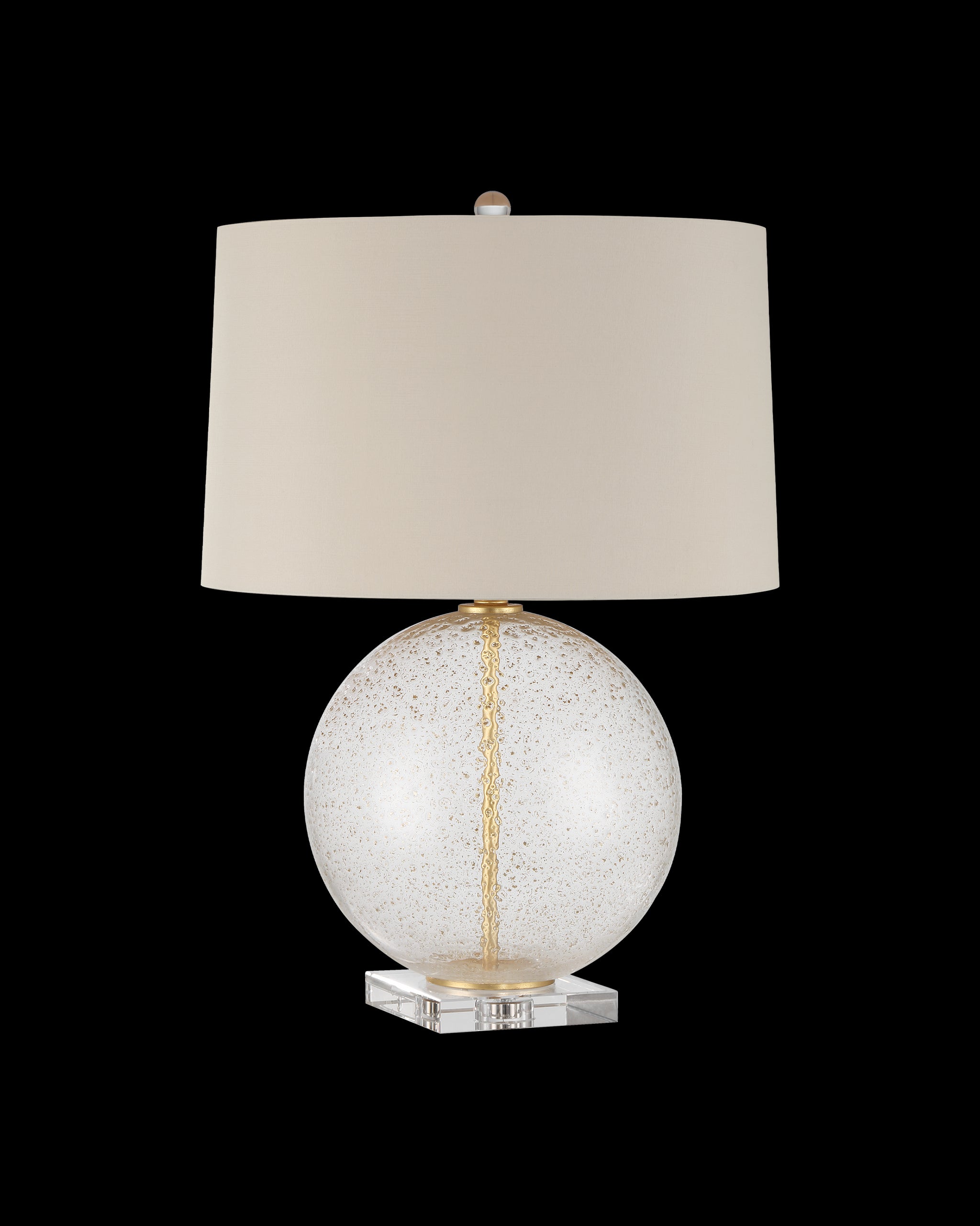 Currey & Company Zebulon Round Table Lamp