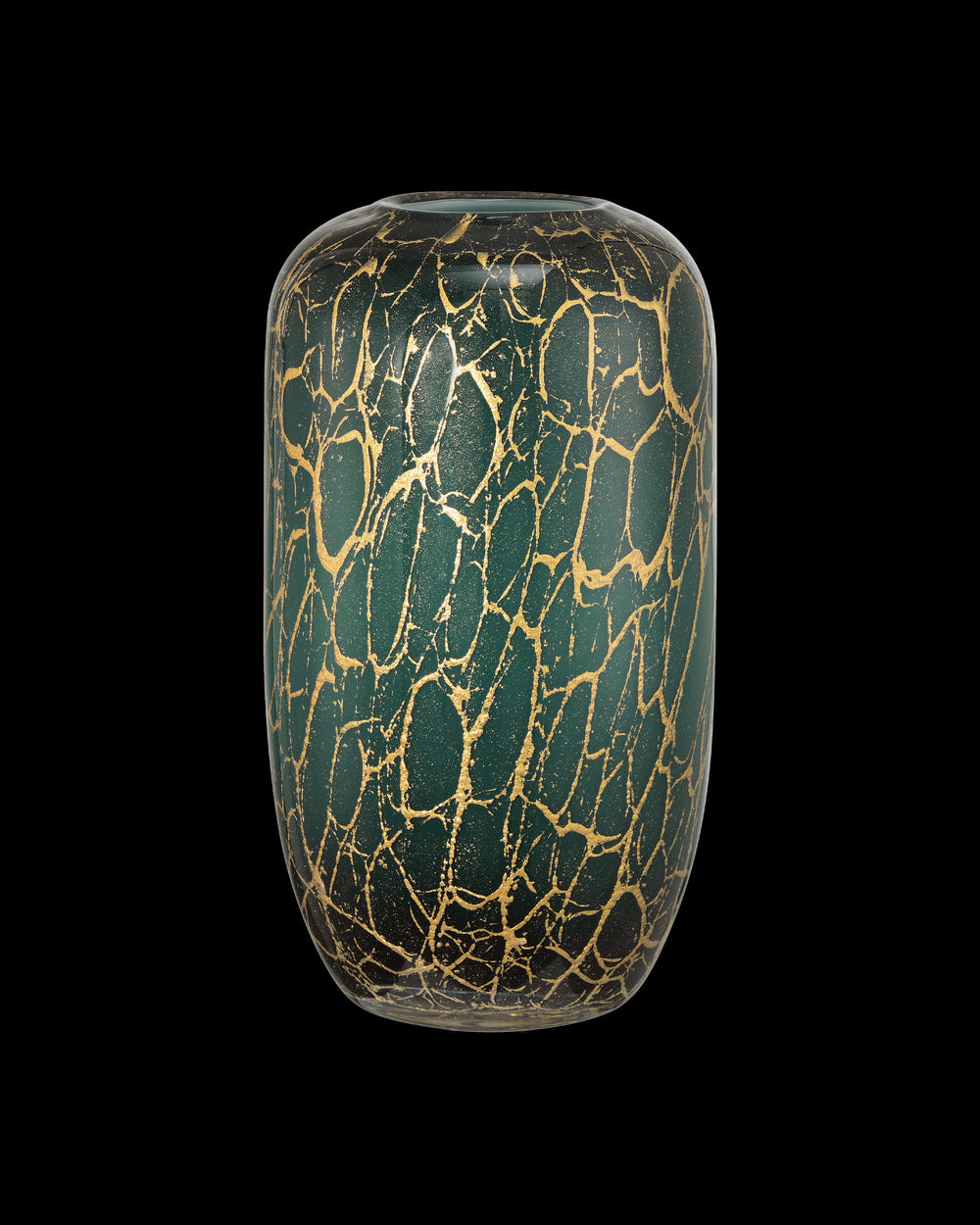 Currey & Company Vitry Green & Gold Vase