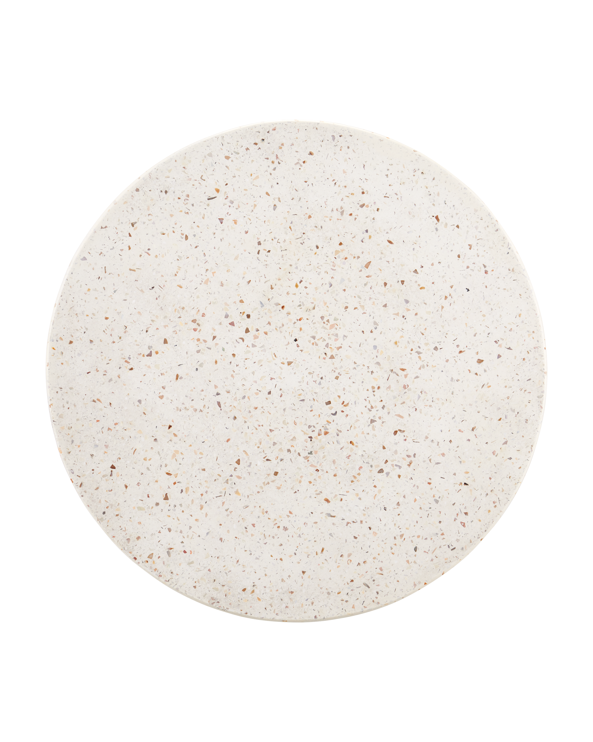 Currey & Company Ridge Ivory Terrazzo Accent Table